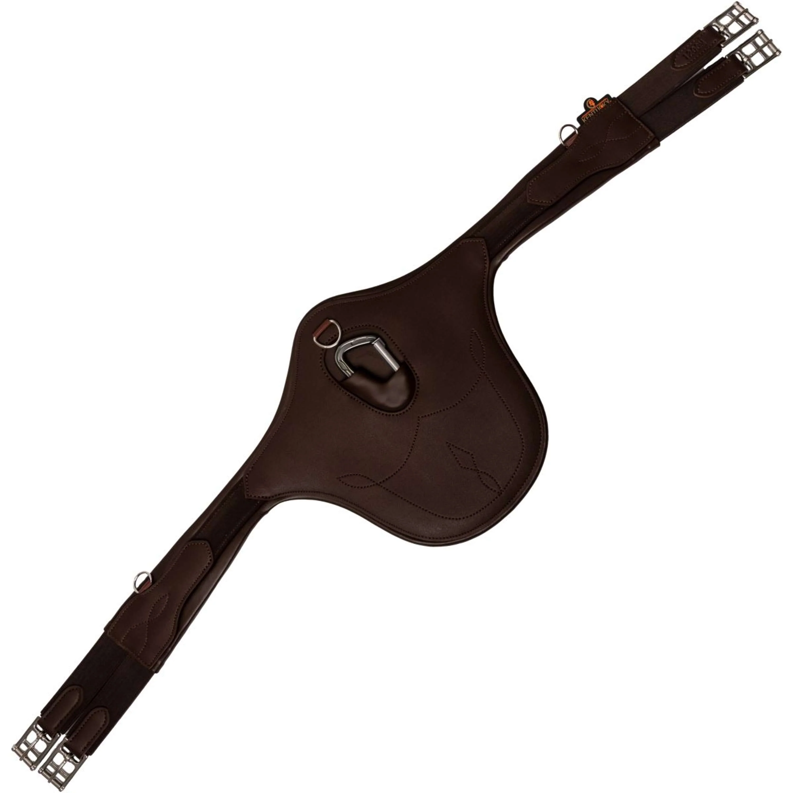 Kentucky Horsewear Sangle d'Obstacle Rabat Ventral Anatomic Marron - Image 2