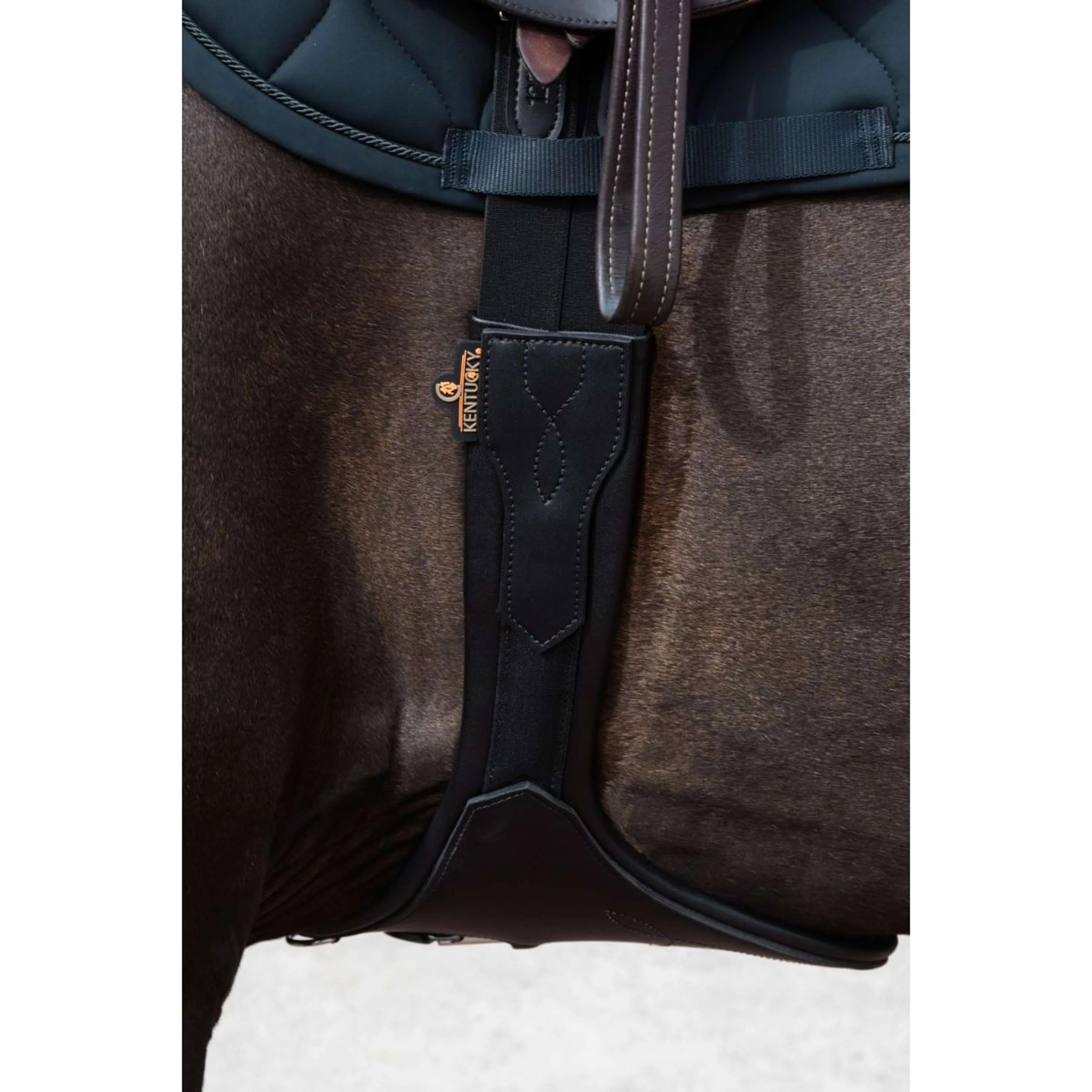 Kentucky Horsewear Sangle d'Obstacle Rabat Ventral Anatomic Noir - Image 2