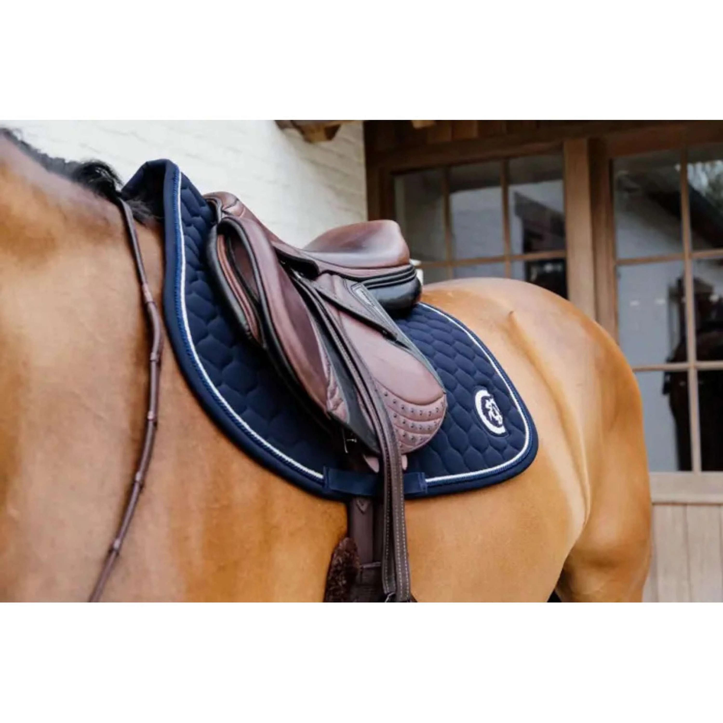 Kentucky Horsewear Tapis de Selle Onion Quilt 3D Logo de Saut Marin - Image 3