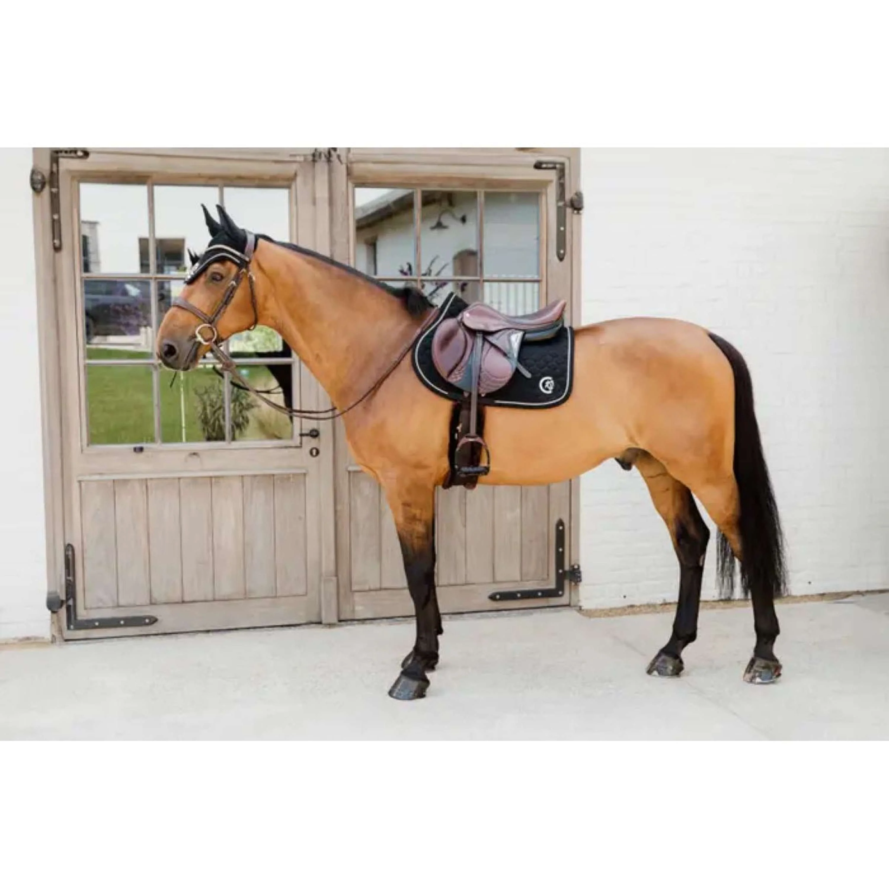 Kentucky Horsewear Tapis de Selle Onion Quilt 3D Logo de Saut Noir - Image 5