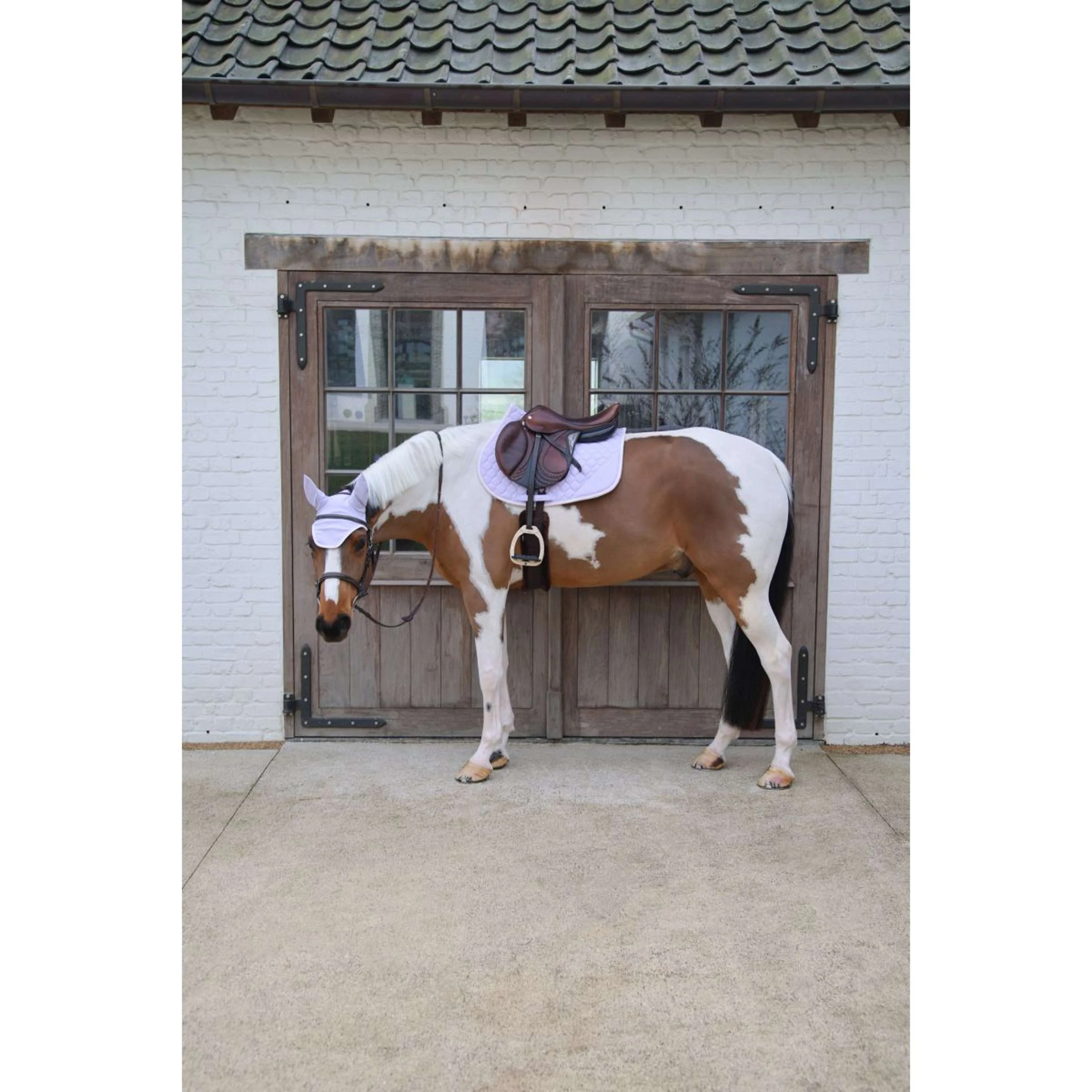 Kentucky Horsewear Tapis de Selle Softshell Onion Quilt de Saut Violet clair/Rose clair - Image 3