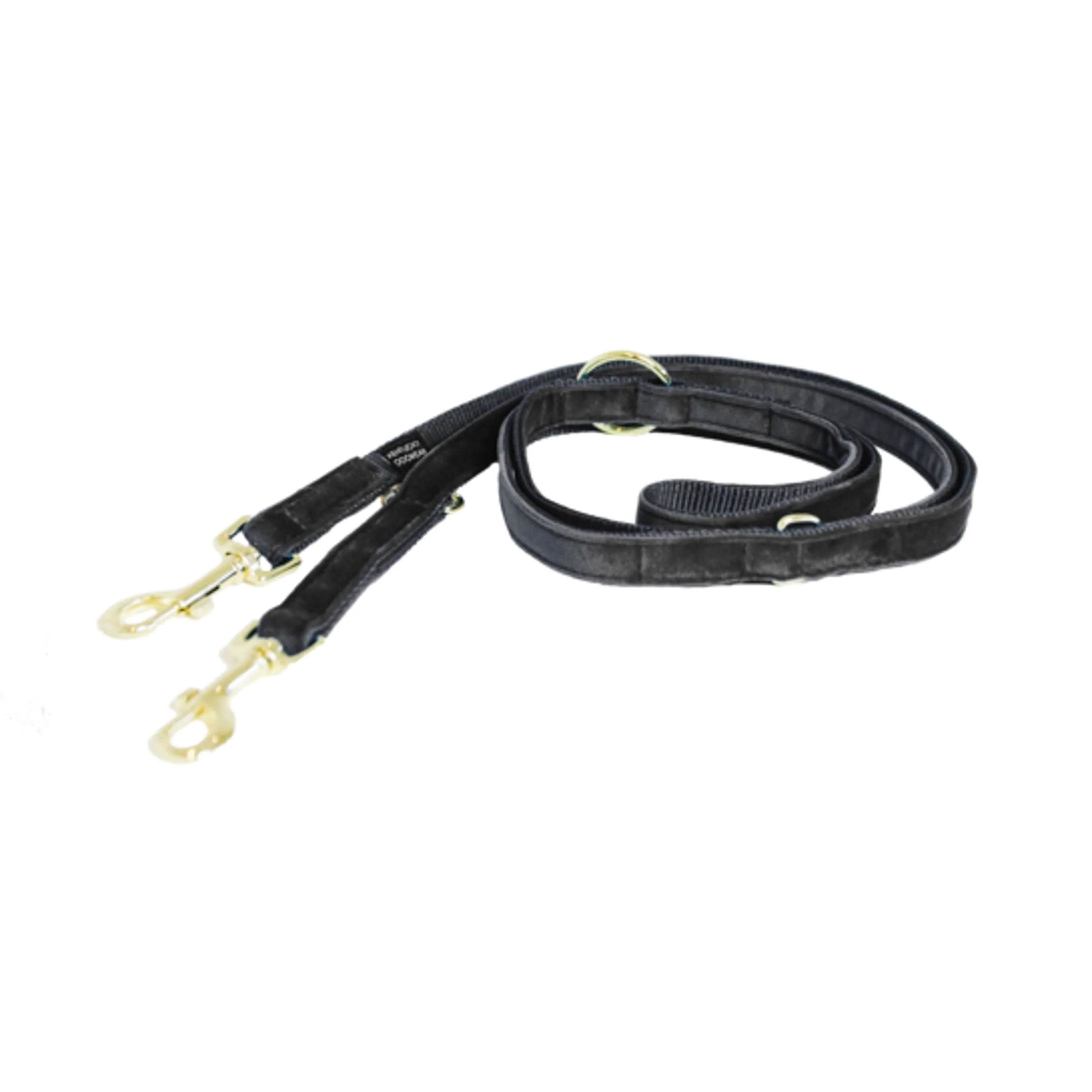 Kentucky Laisse pour Chien velours Noir - Image 3