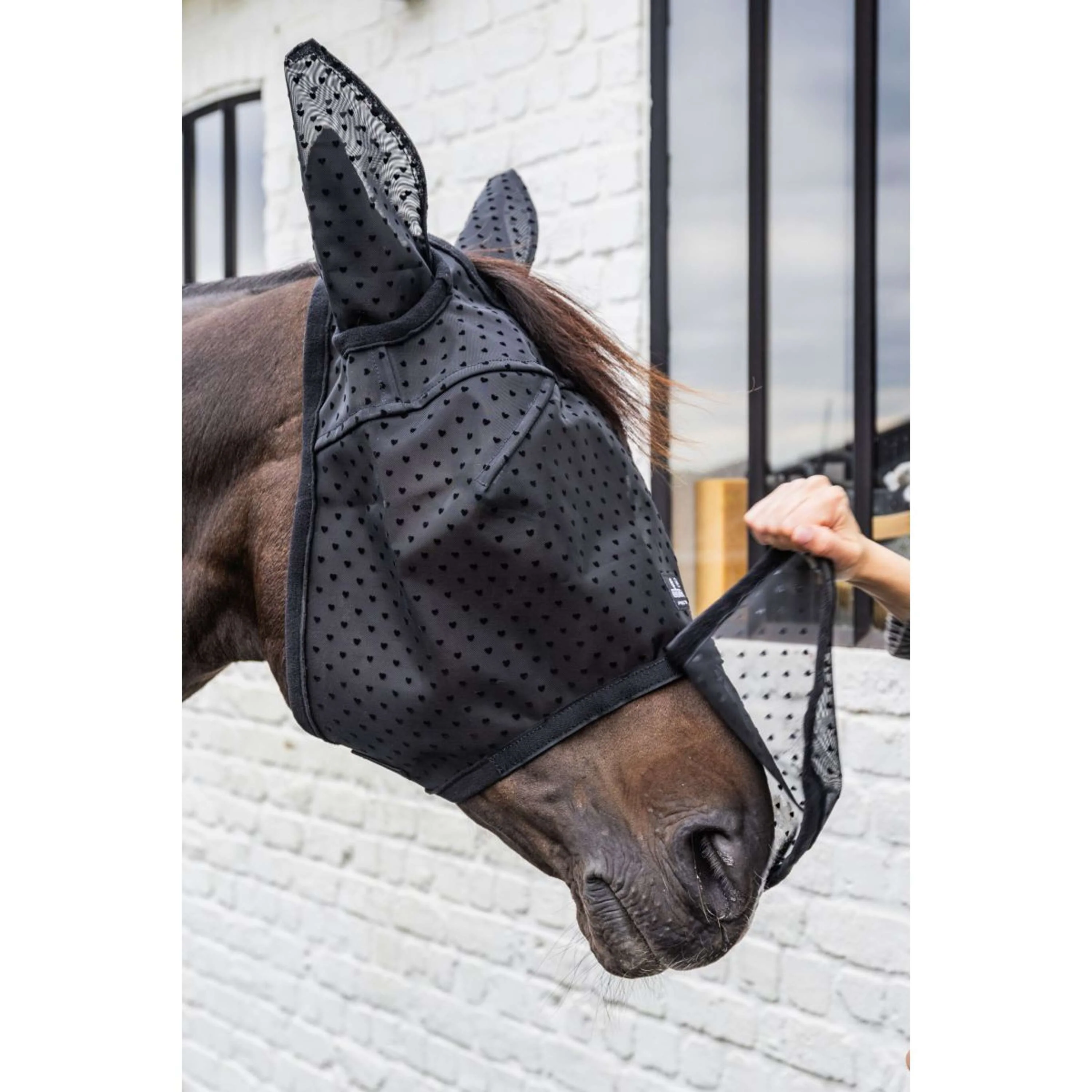 Kentucky Masque Anti-Mouches Heart avec Oreilles et Nez Noir - Image 3