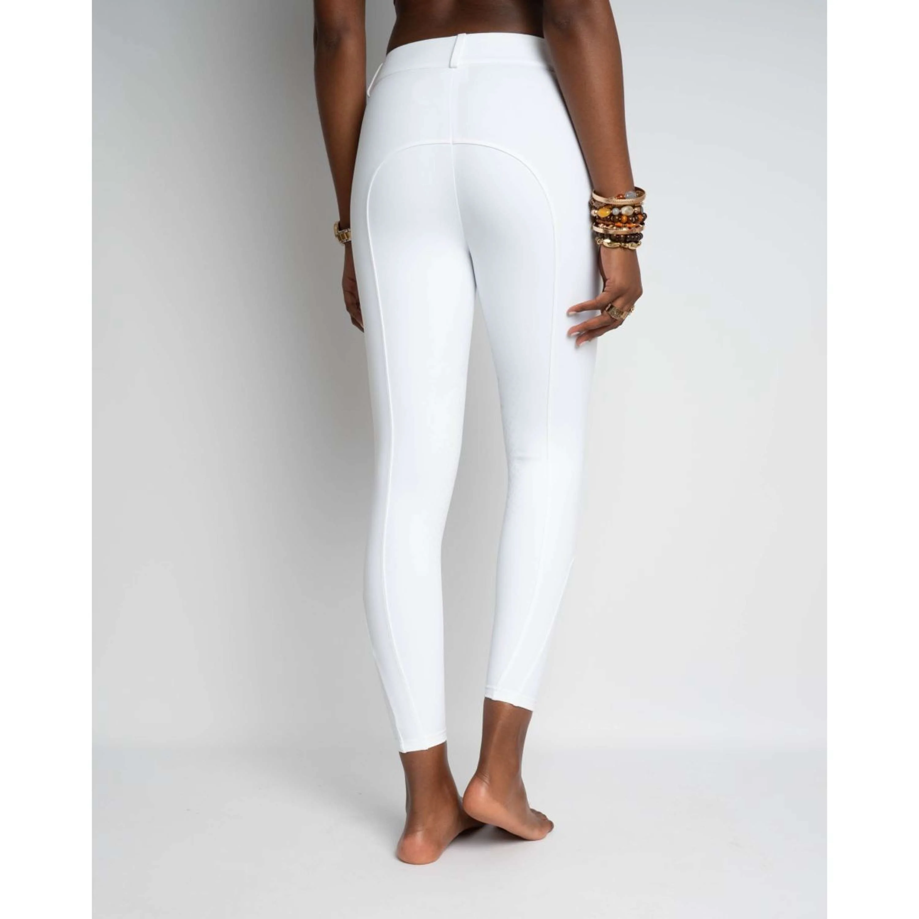 Kentucky Pantalon d'Équitation Miami Knee Grip Femme Blanc - Image 8