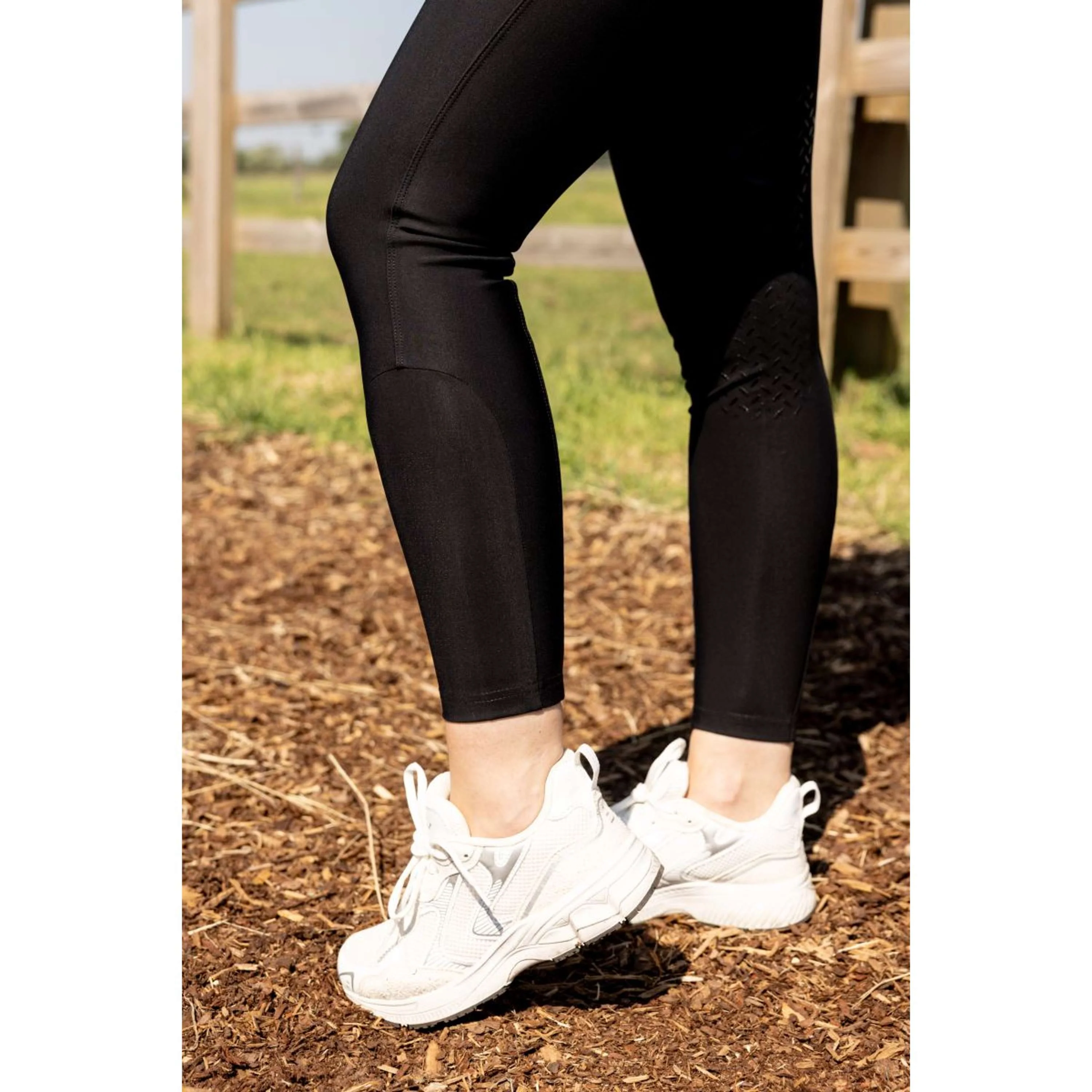 Kentucky Pantalon d'Équitation Miami Knee Grip Femme Noir - Image 11