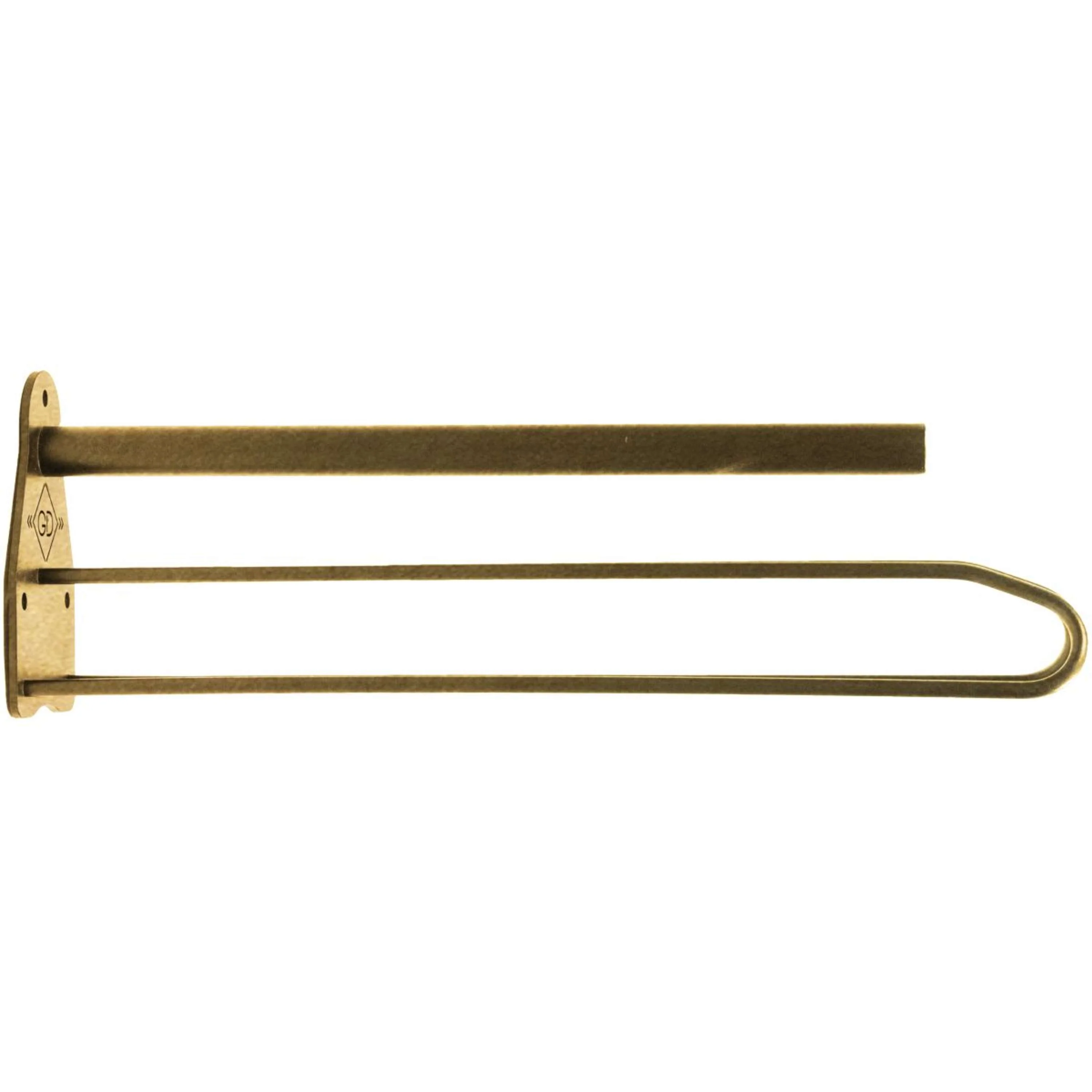Kentucky Porte-Selle Metal avec Tapis de Selle Support Steel Gold - Image 2