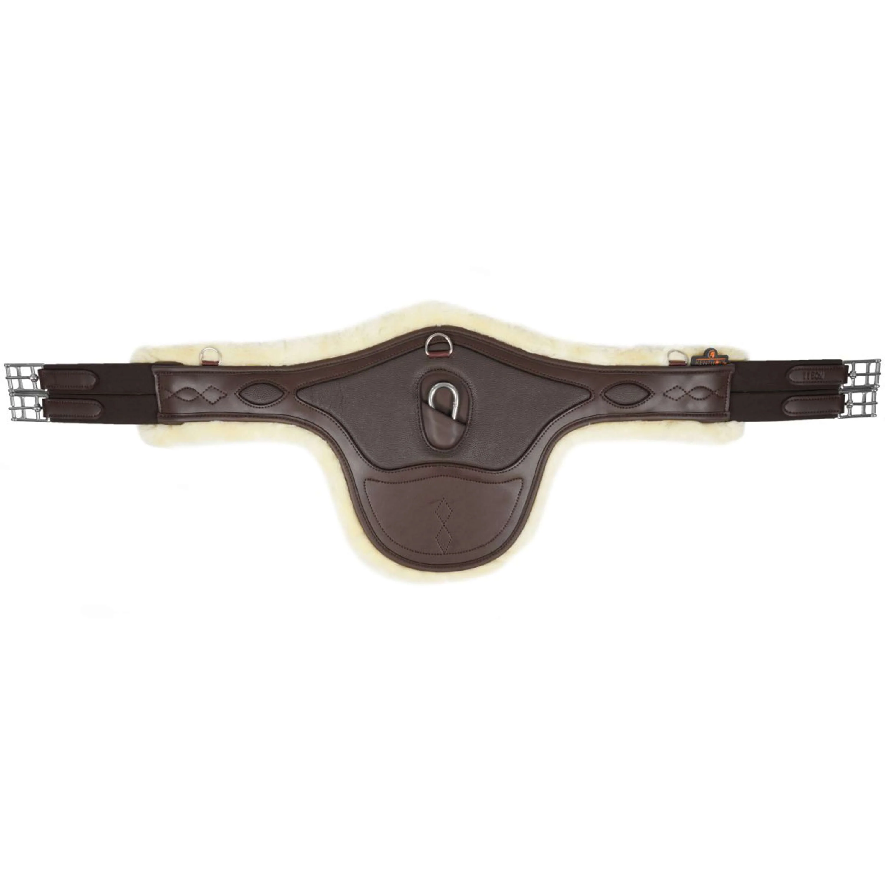 Kentucky Sangle Bavette Sheepskin Special pour le Saut Marron - Image 4