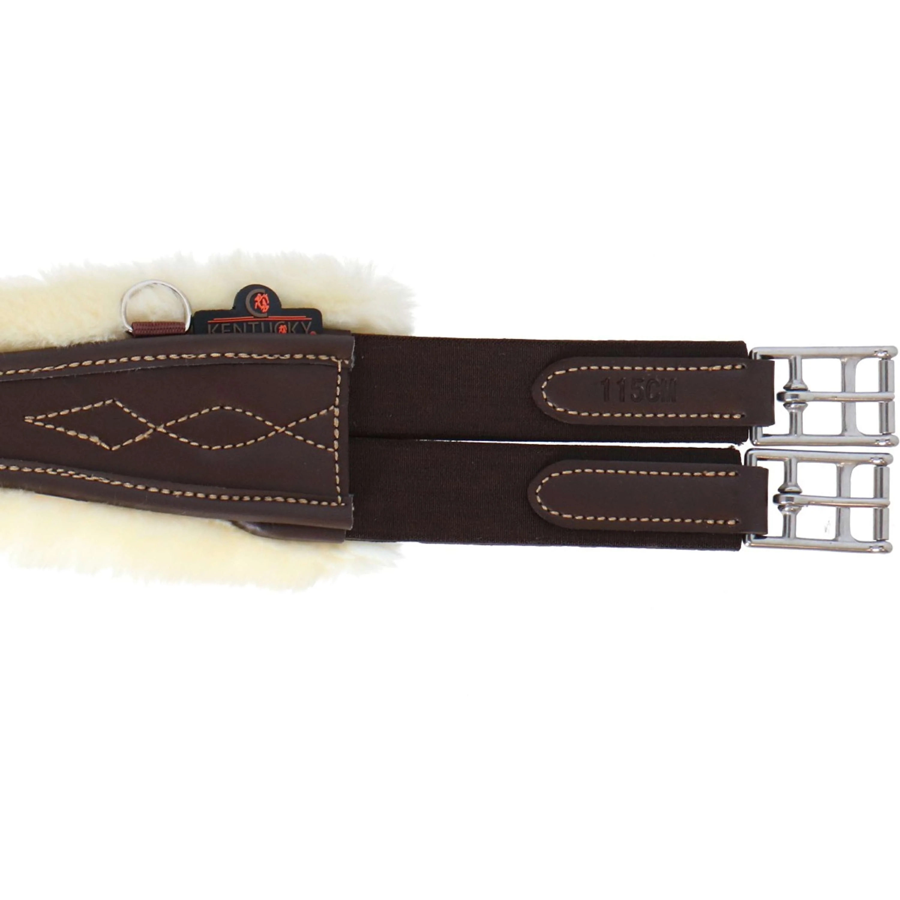 Kentucky Sangle d'Obstacle Sheepskin Anatomic Marron - Image 7