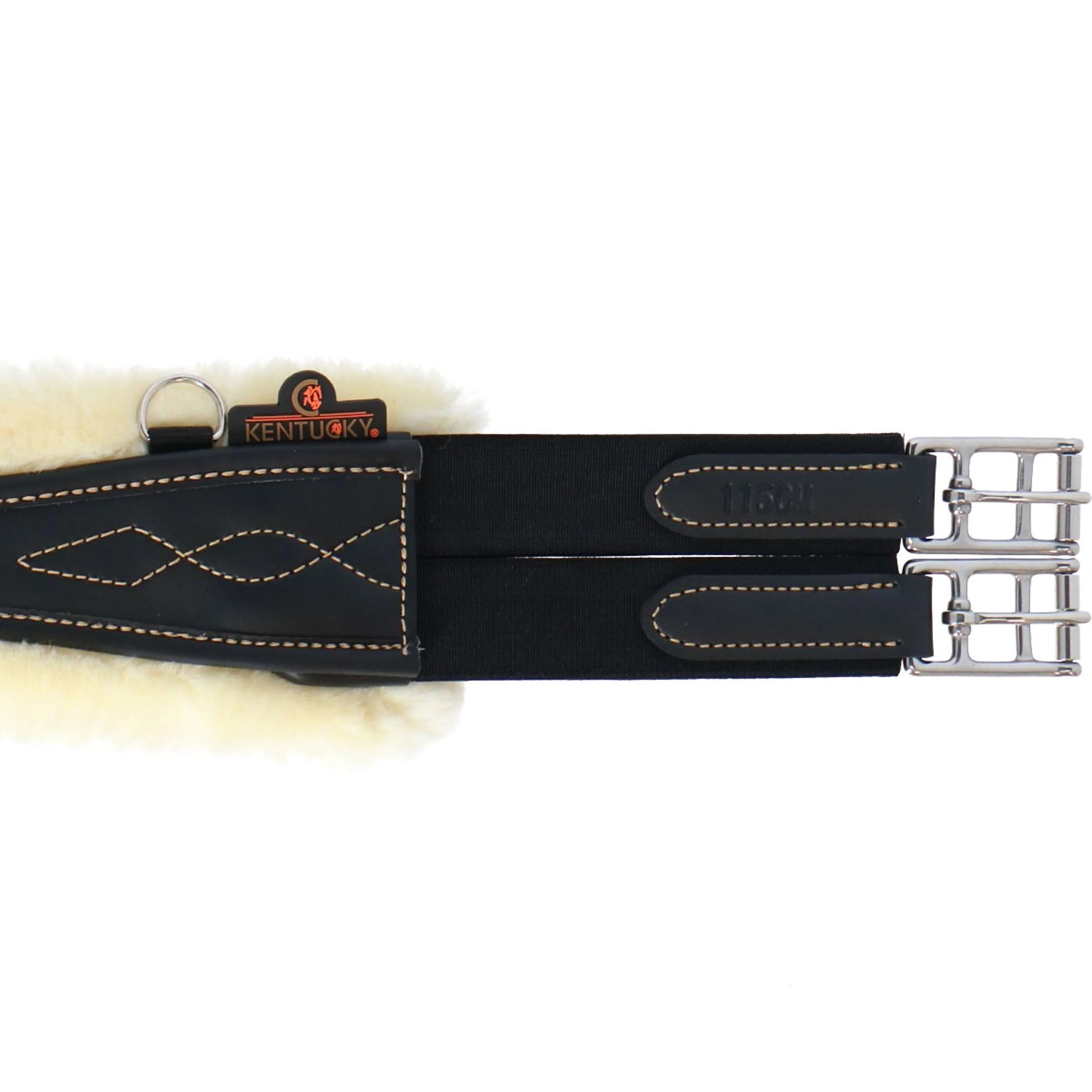 Kentucky Sangle d'Obstacle Sheepskin Anatomic Noir - Image 5