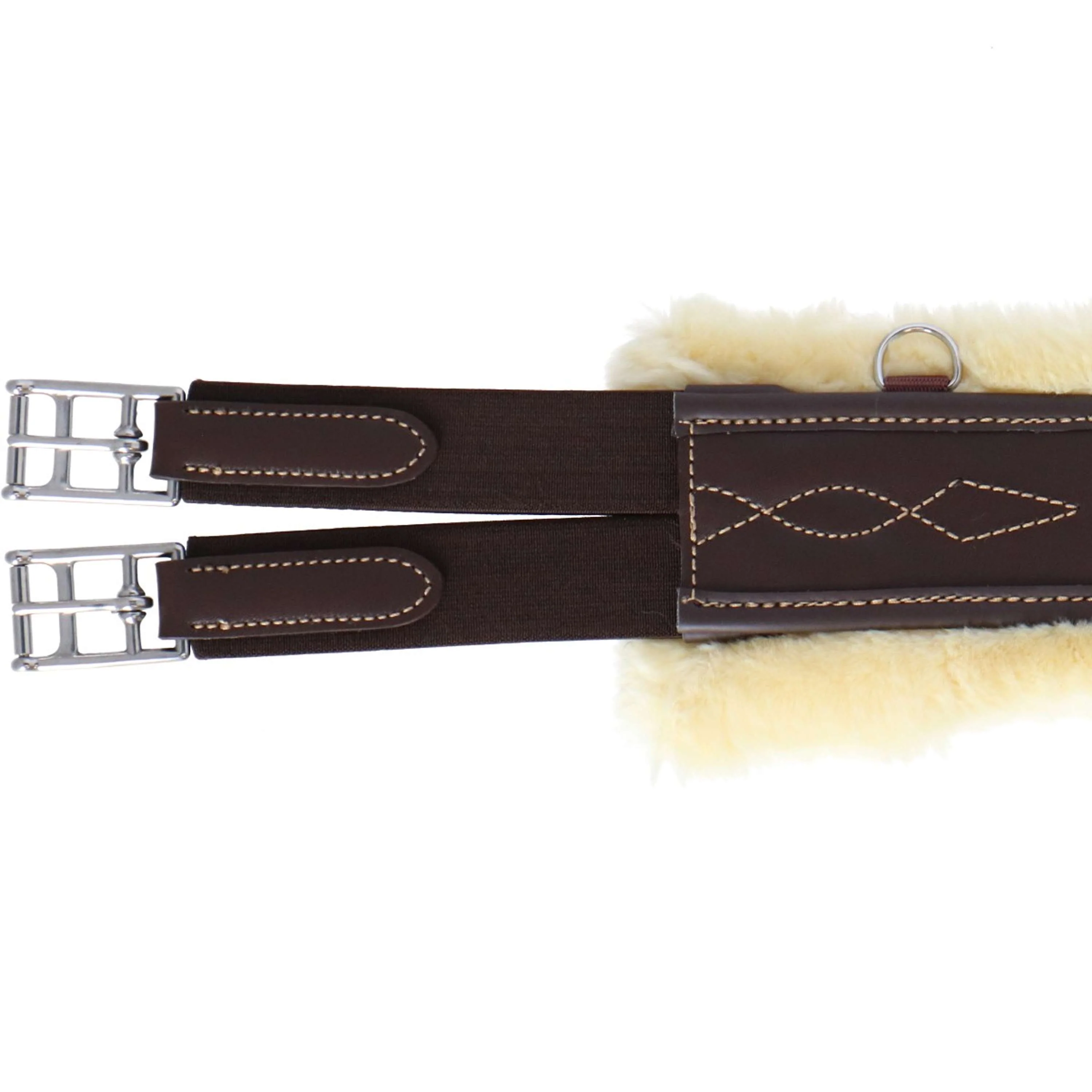 Kentucky Sangle d'Obstacle Sheepskin Stud Marron - Image 4