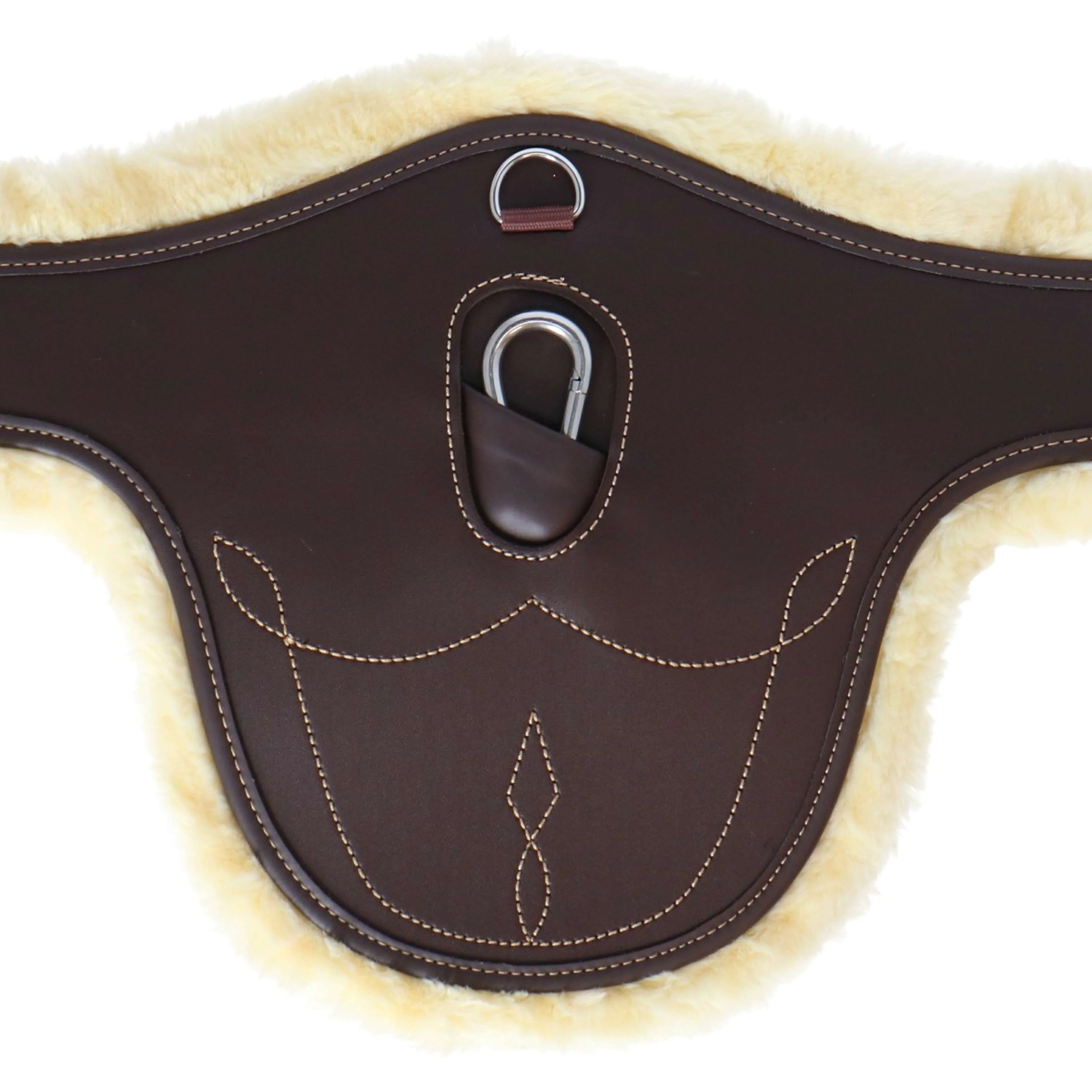 Kentucky Sangle d'Obstacle Sheepskin Stud Marron - Image 5