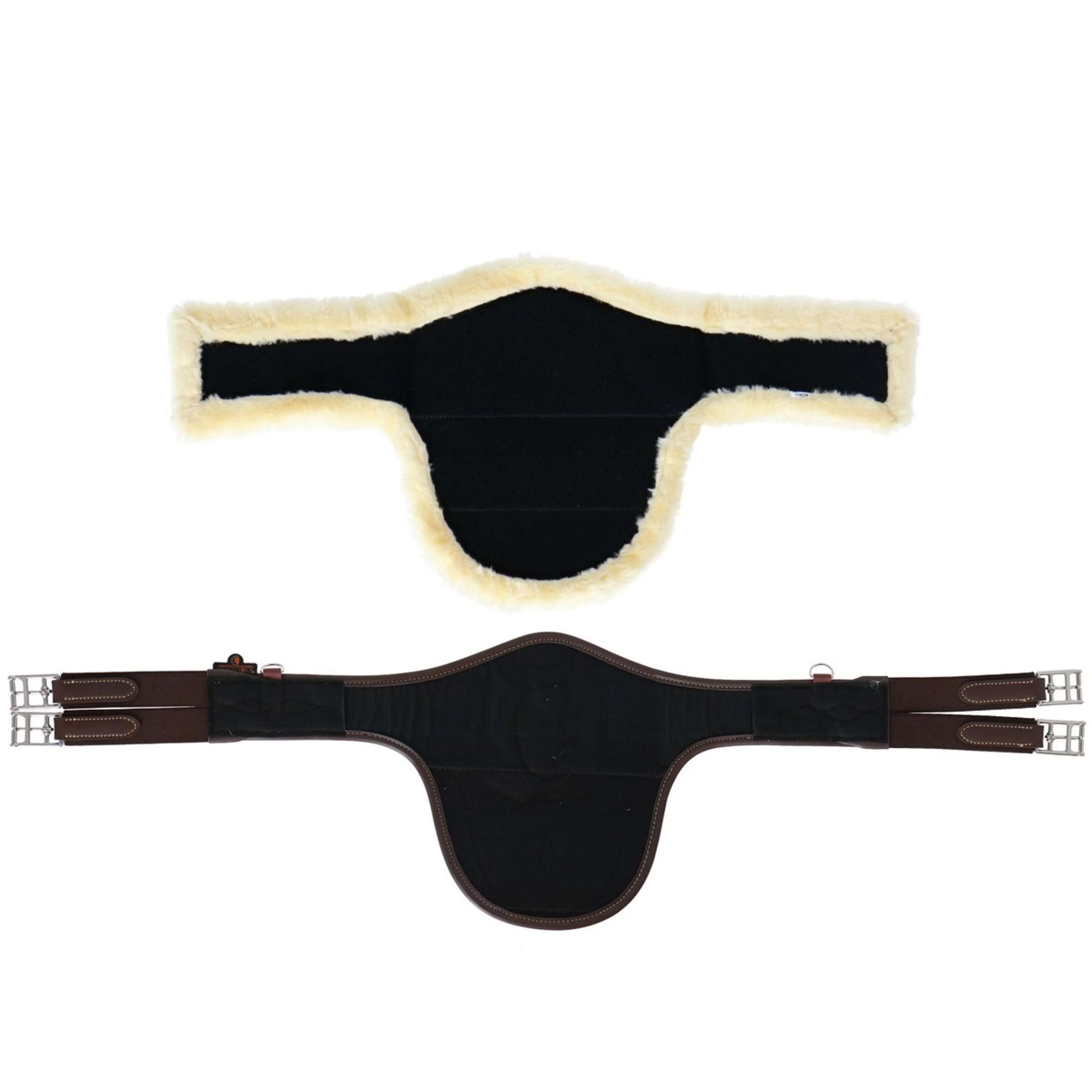 Kentucky Sangle d'Obstacle Sheepskin Stud Marron - Image 7