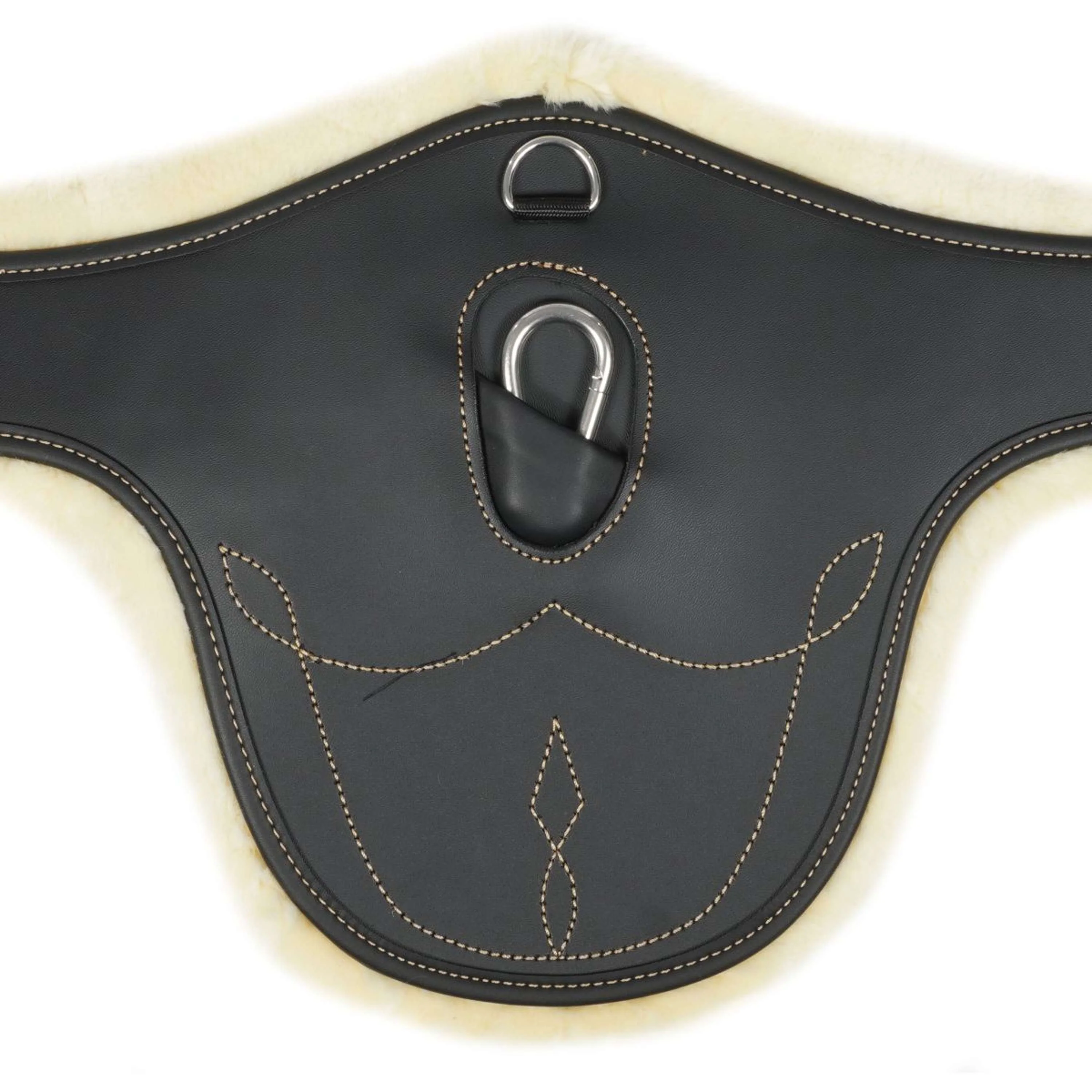 Kentucky Sangle d'Obstacle Sheepskin Stud Noir - Image 4