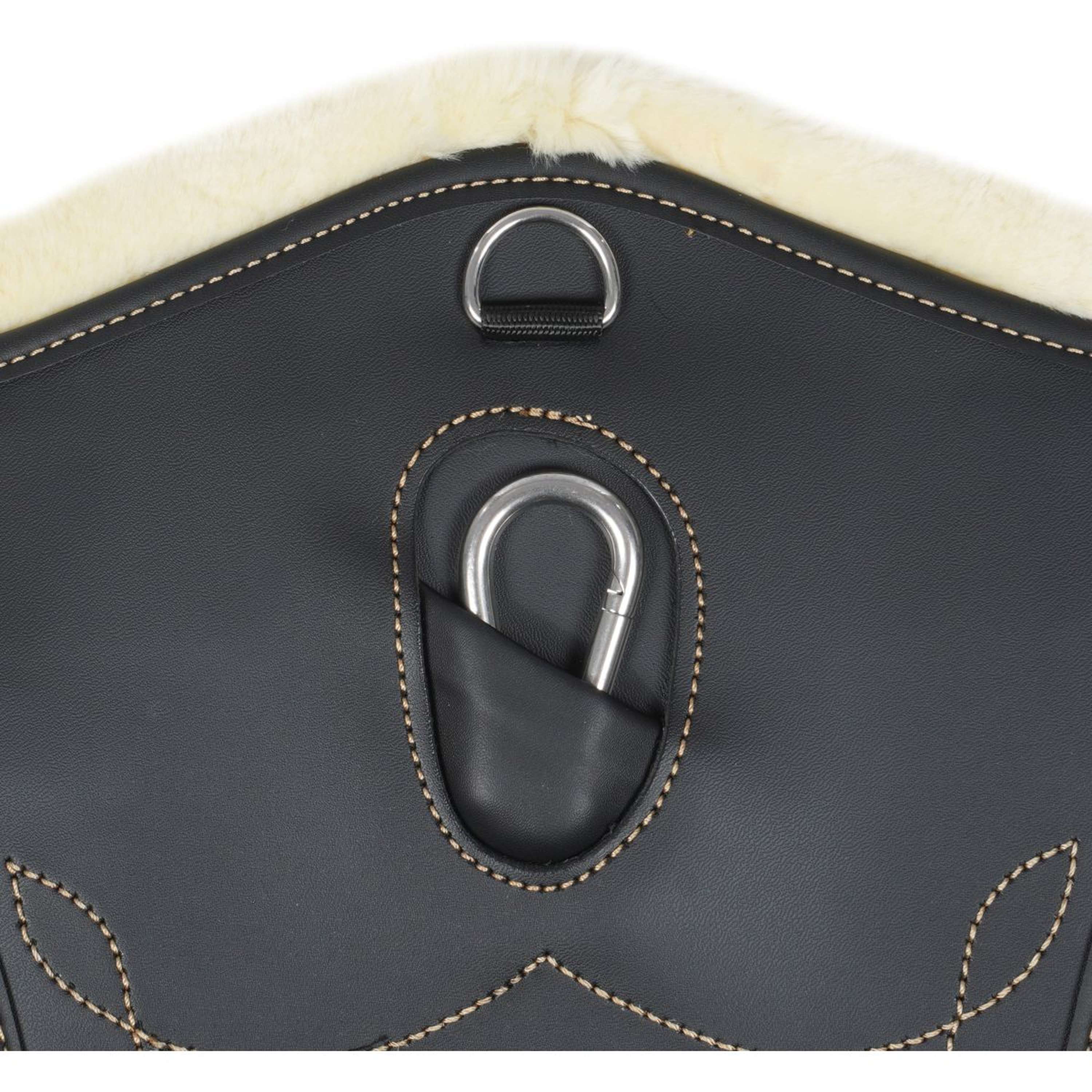 Kentucky Sangle d'Obstacle Sheepskin Stud Noir - Image 5