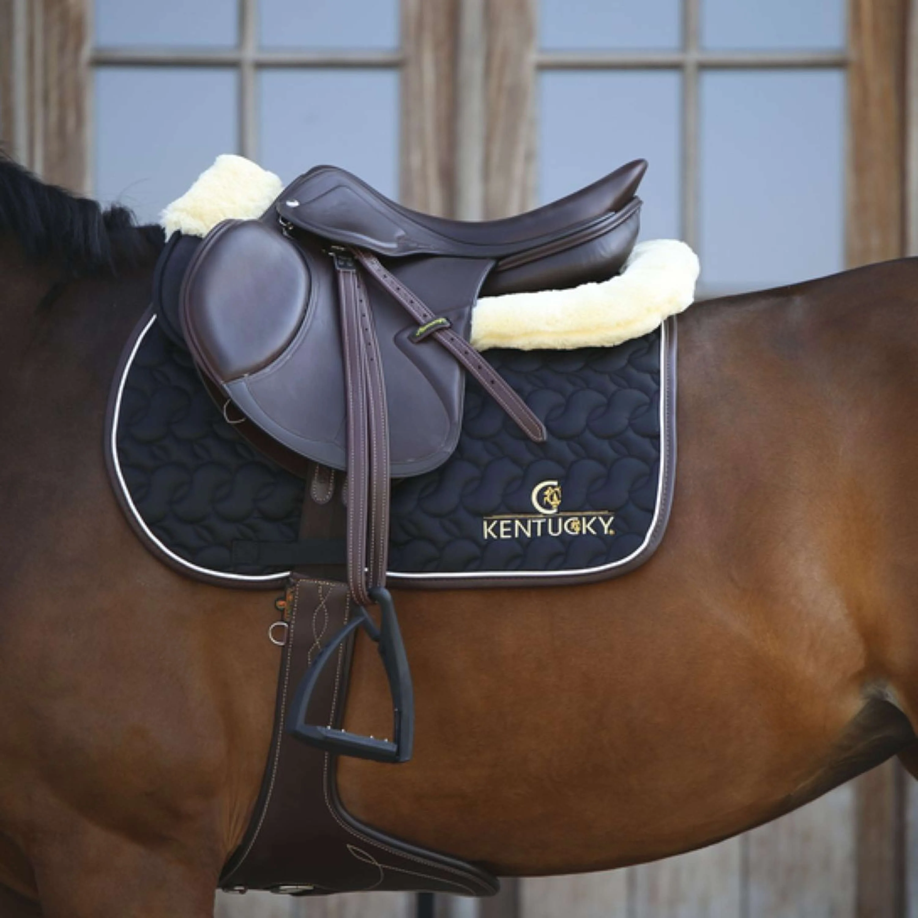 Kentucky Sangle d'Obstacle Stud Marron - Image 2