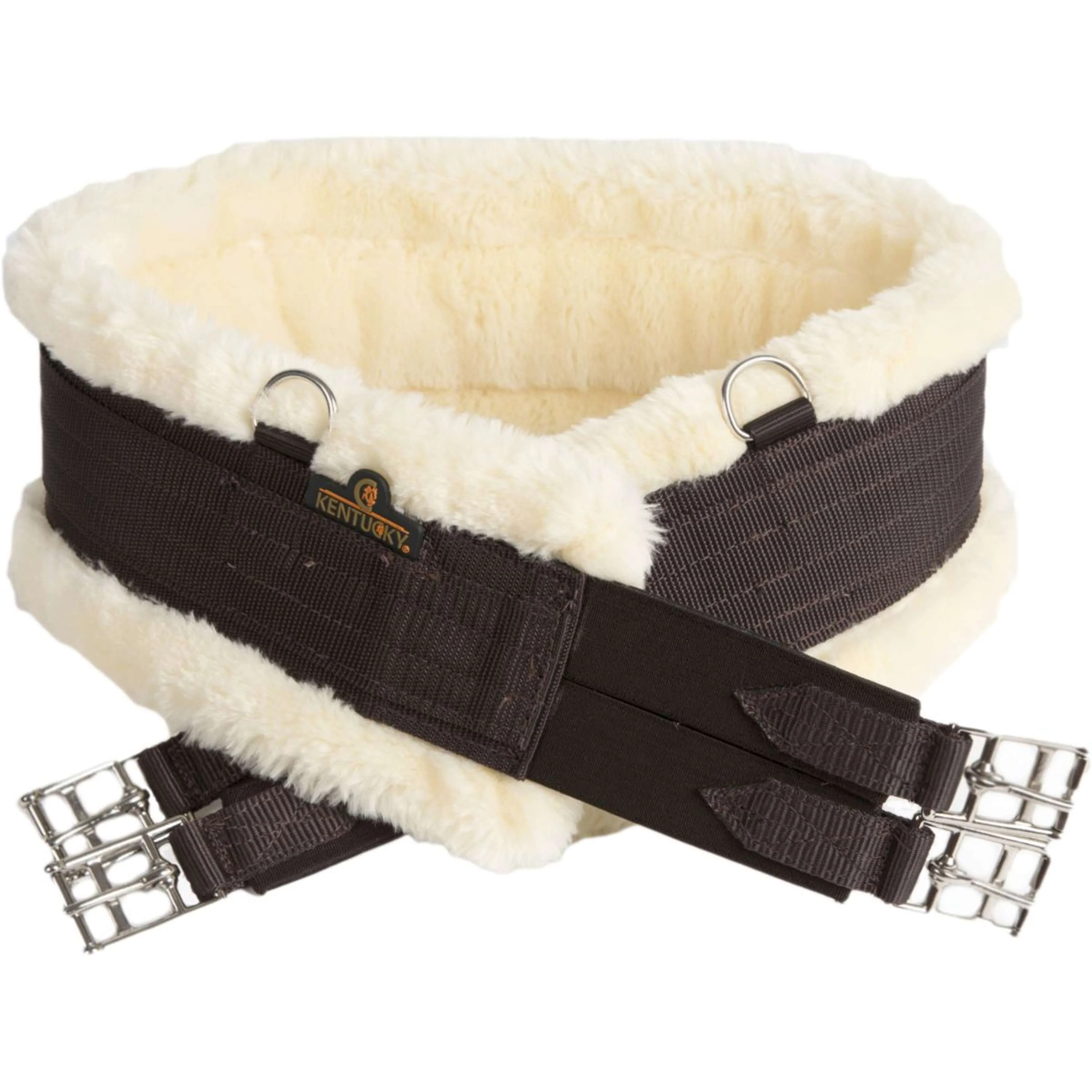 Kentucky Sangle Polyvalente Sheepskin Marron/Naturel - Image 8