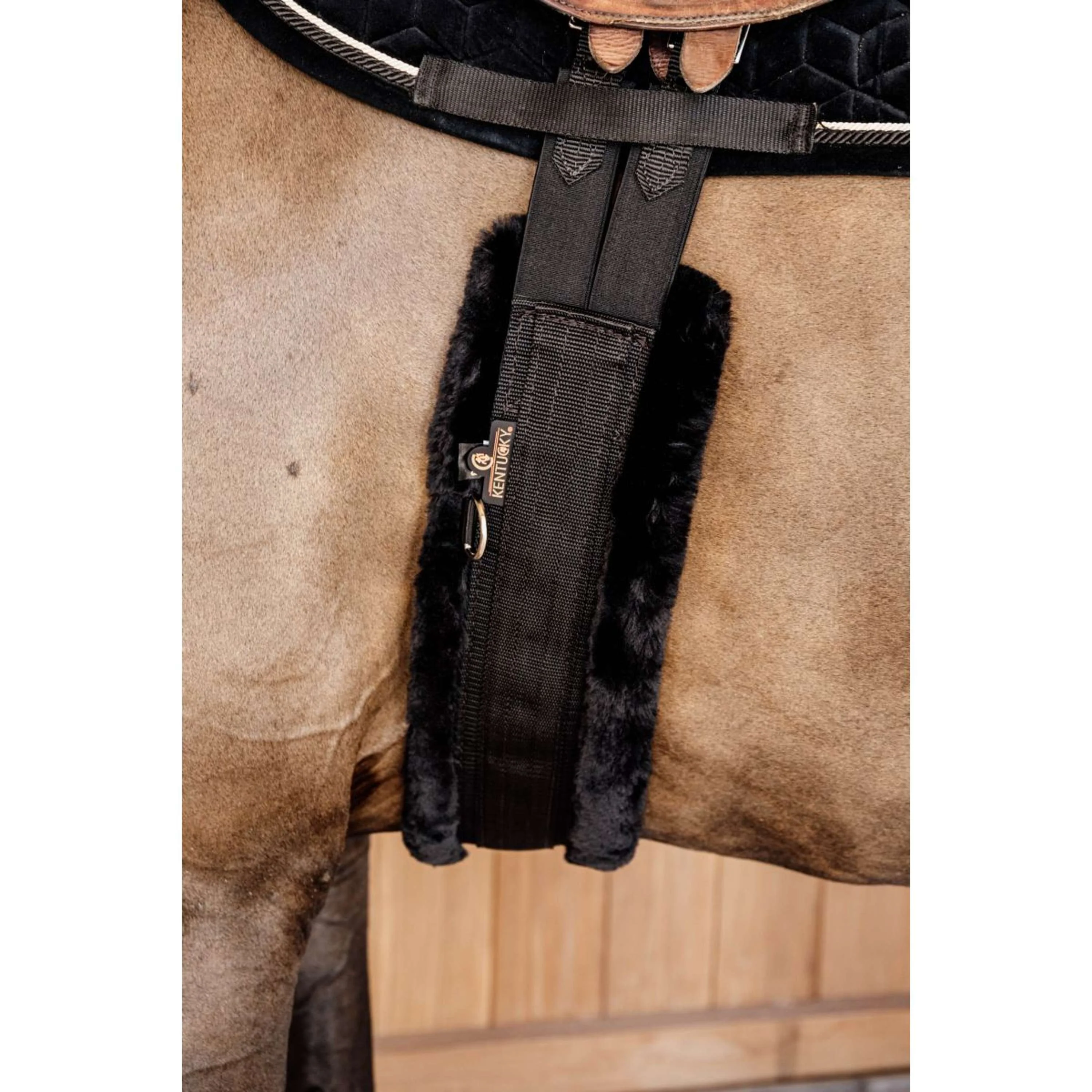 Kentucky Sangle Polyvalente Sheepskin Noir - Image 3