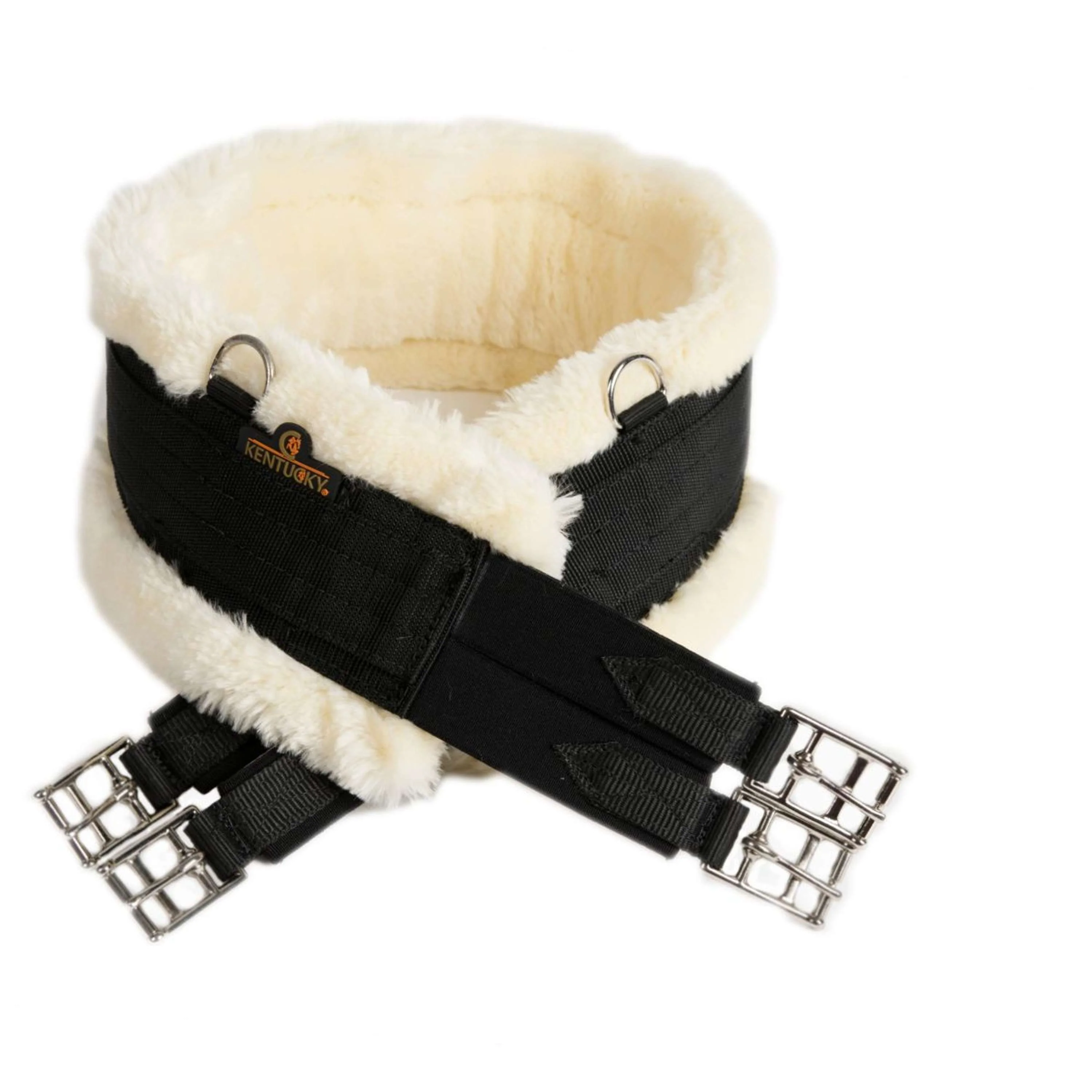 Kentucky Sangle Polyvalente Sheepskin Noir/Naturel - Image 7