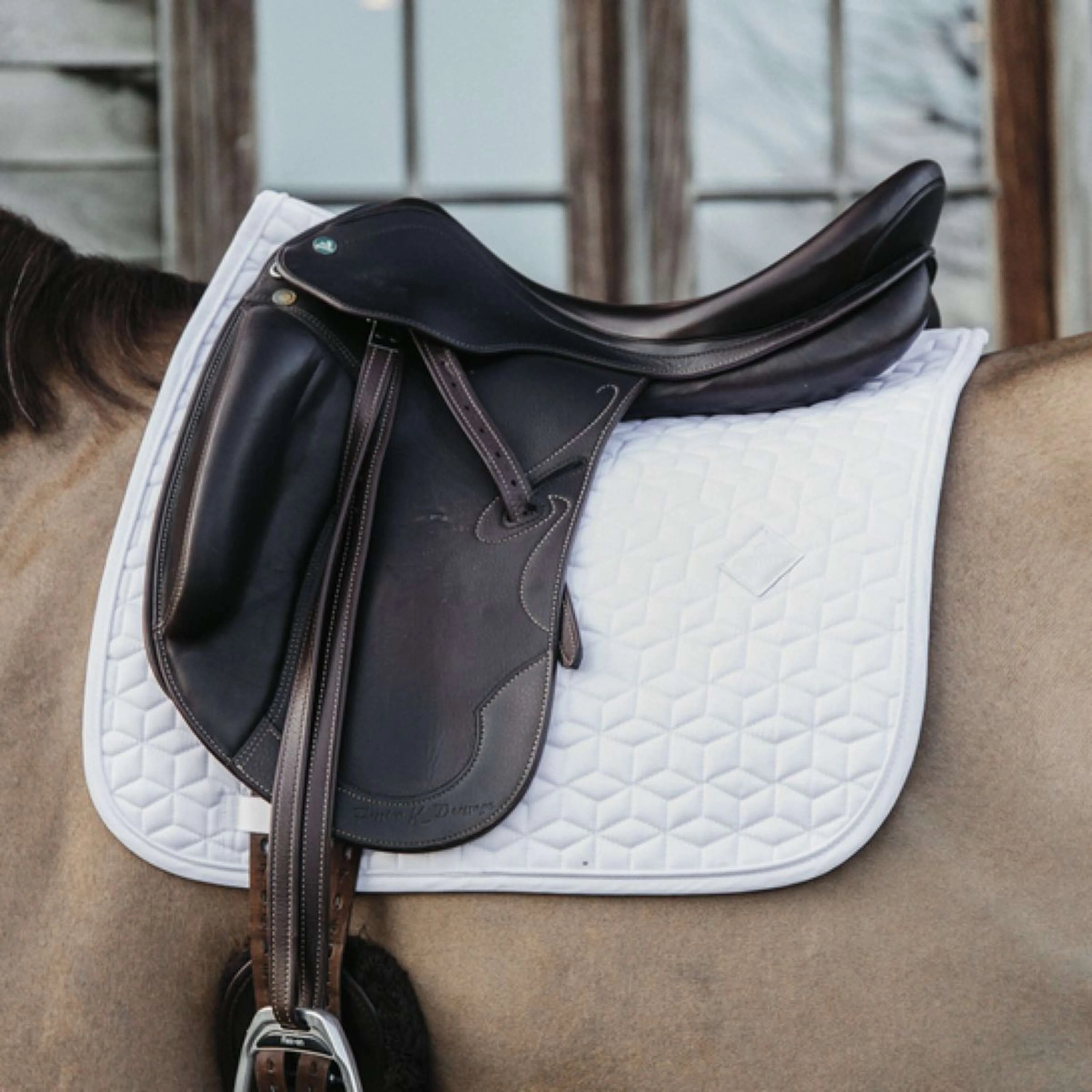 Kentucky Tapis de Selle Classic Dressage Blanc - Image 2