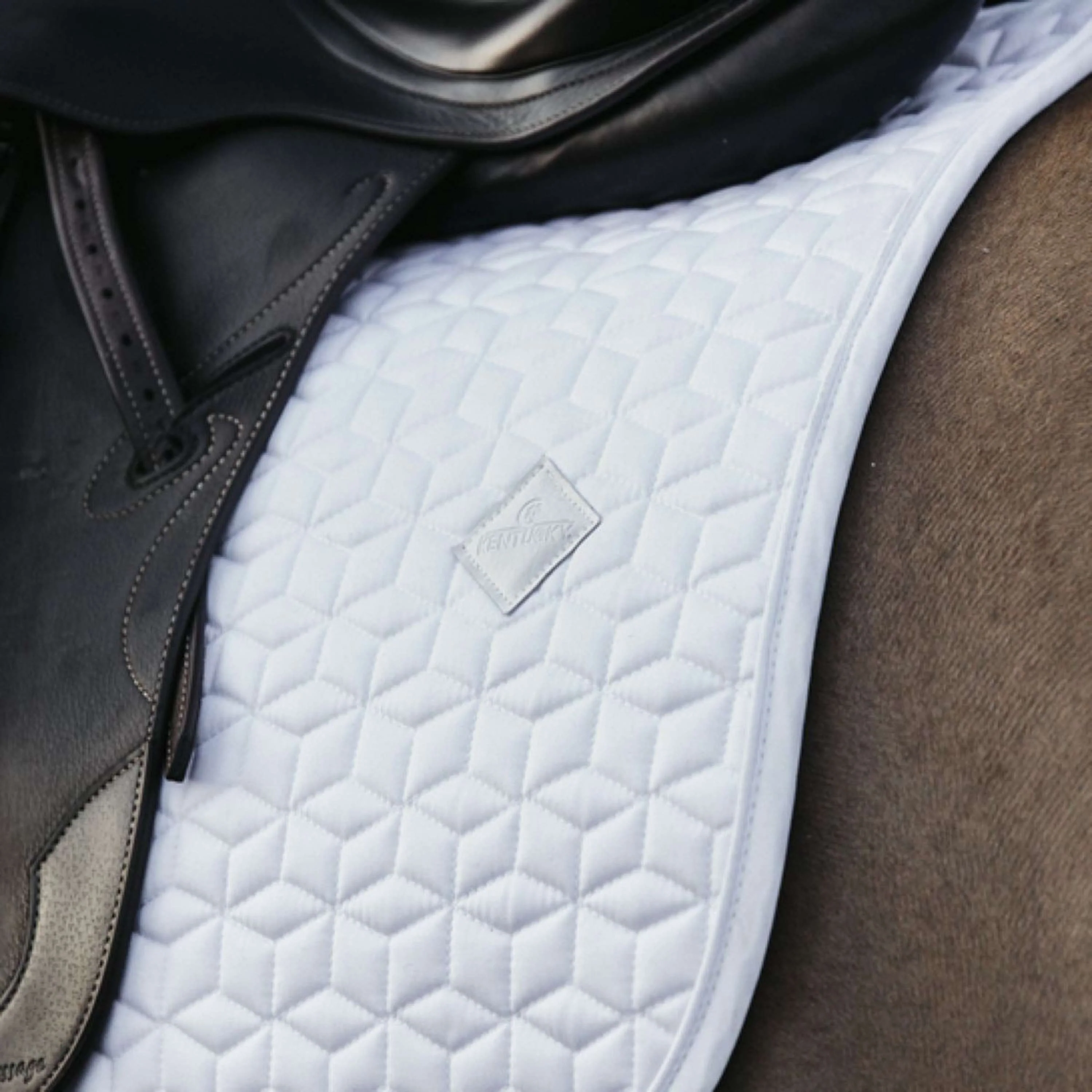 Kentucky Tapis de Selle Classic Dressage Blanc - Image 4