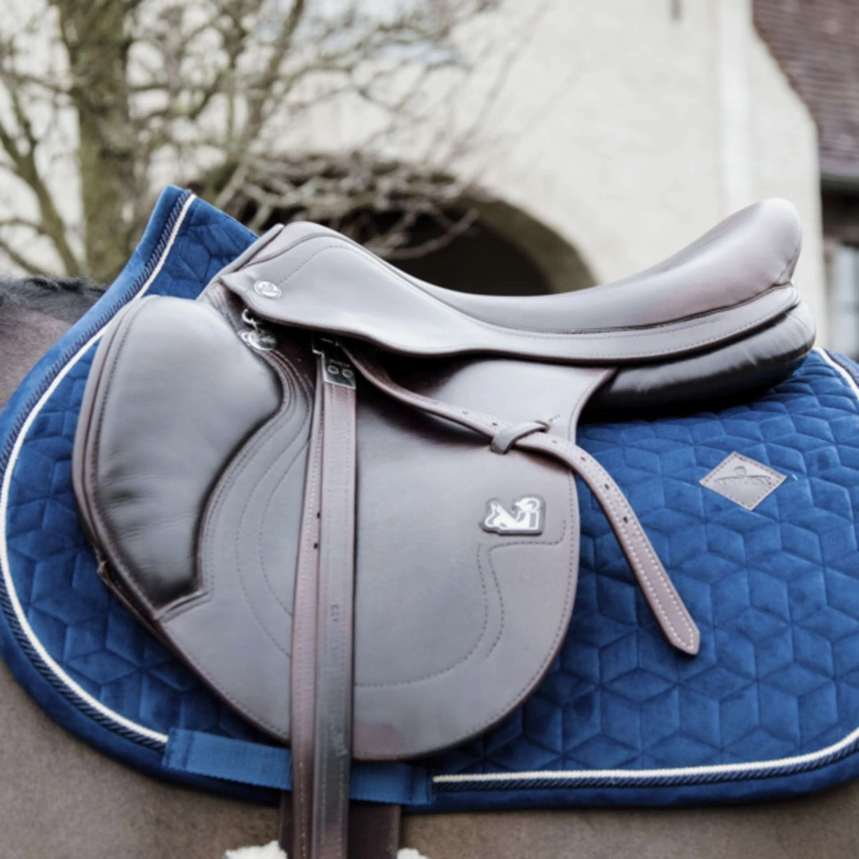 Kentucky Tapis de Selle Basic Velvet de Saut Marin - Image 2