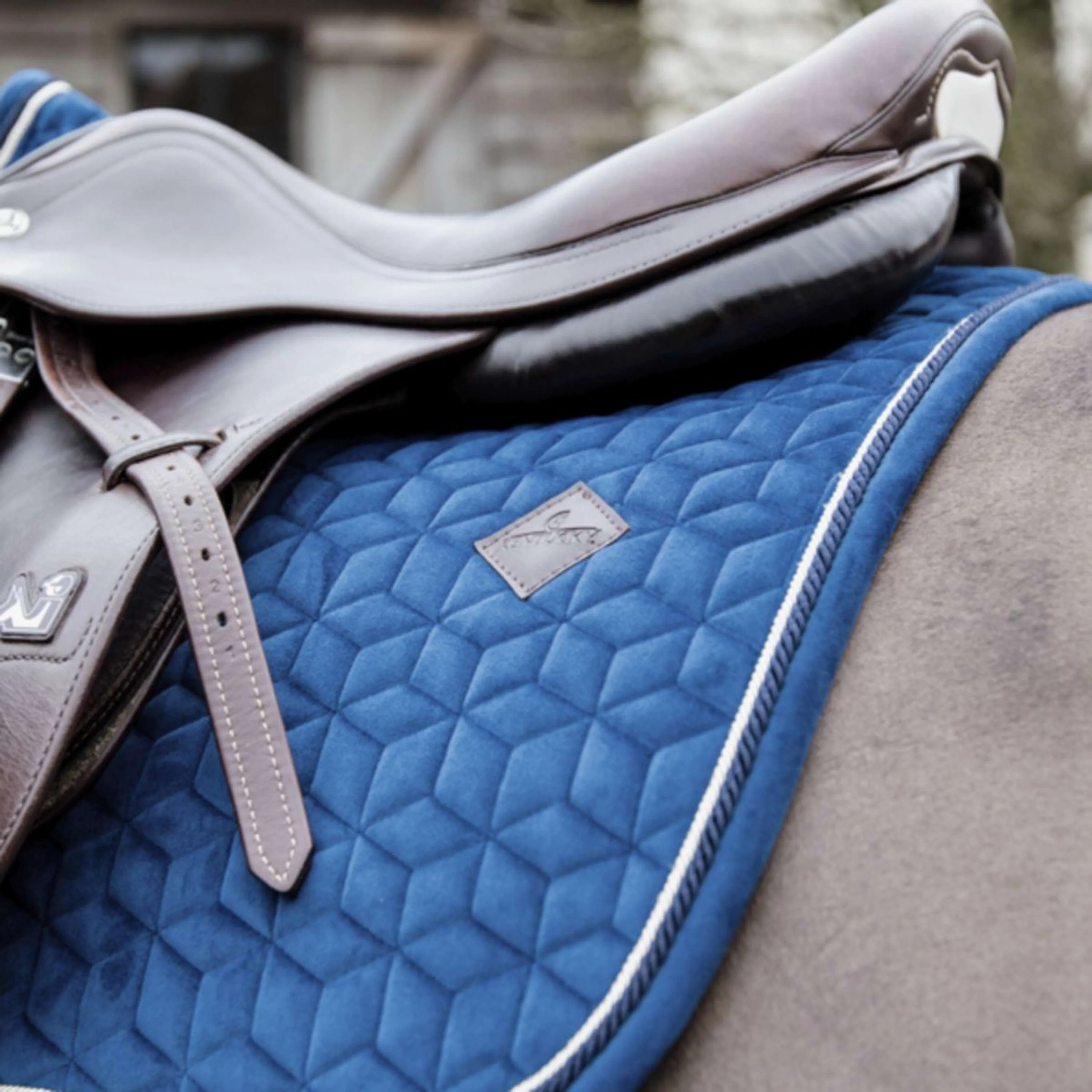 Kentucky Tapis de Selle Basic Velvet de Saut Marin - Image 3