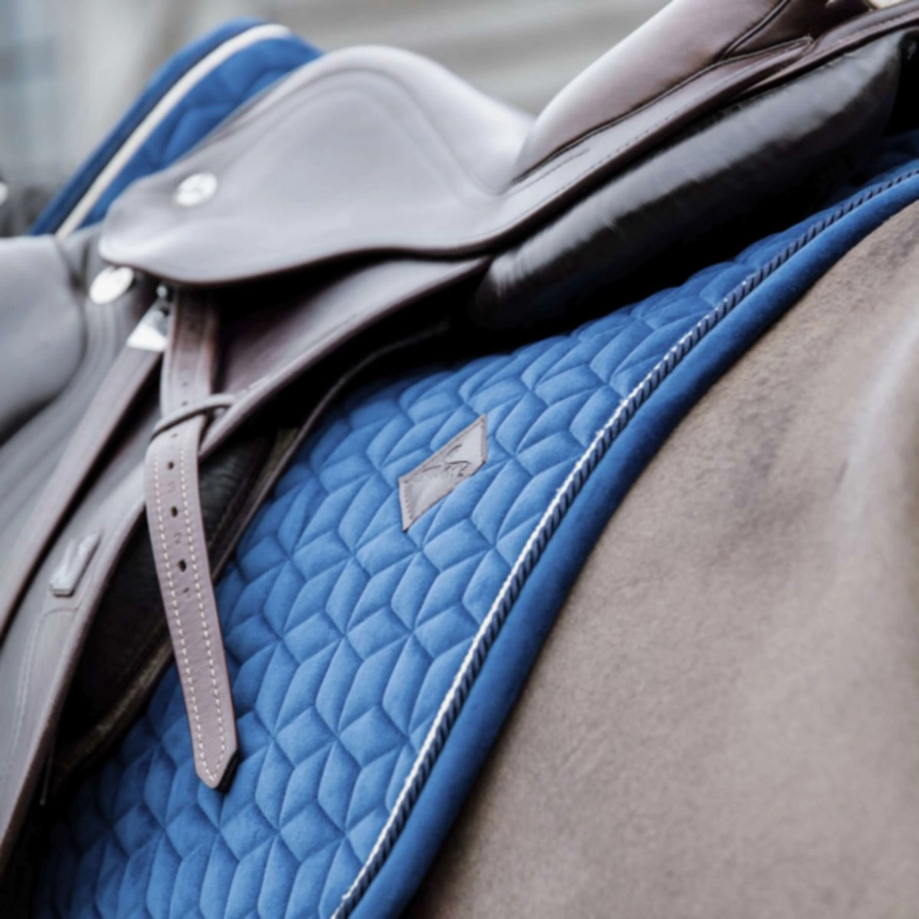 Kentucky Tapis de Selle Basic Velvet de Saut Marin - Image 4