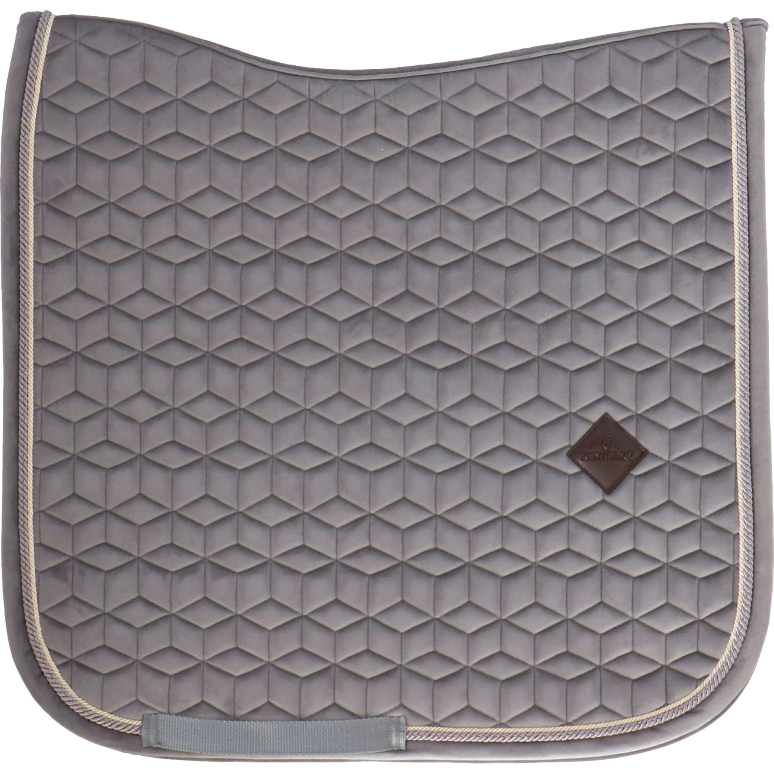 Kentucky Tapis de Selle Basic Velvet Dressage Gris - Image 8