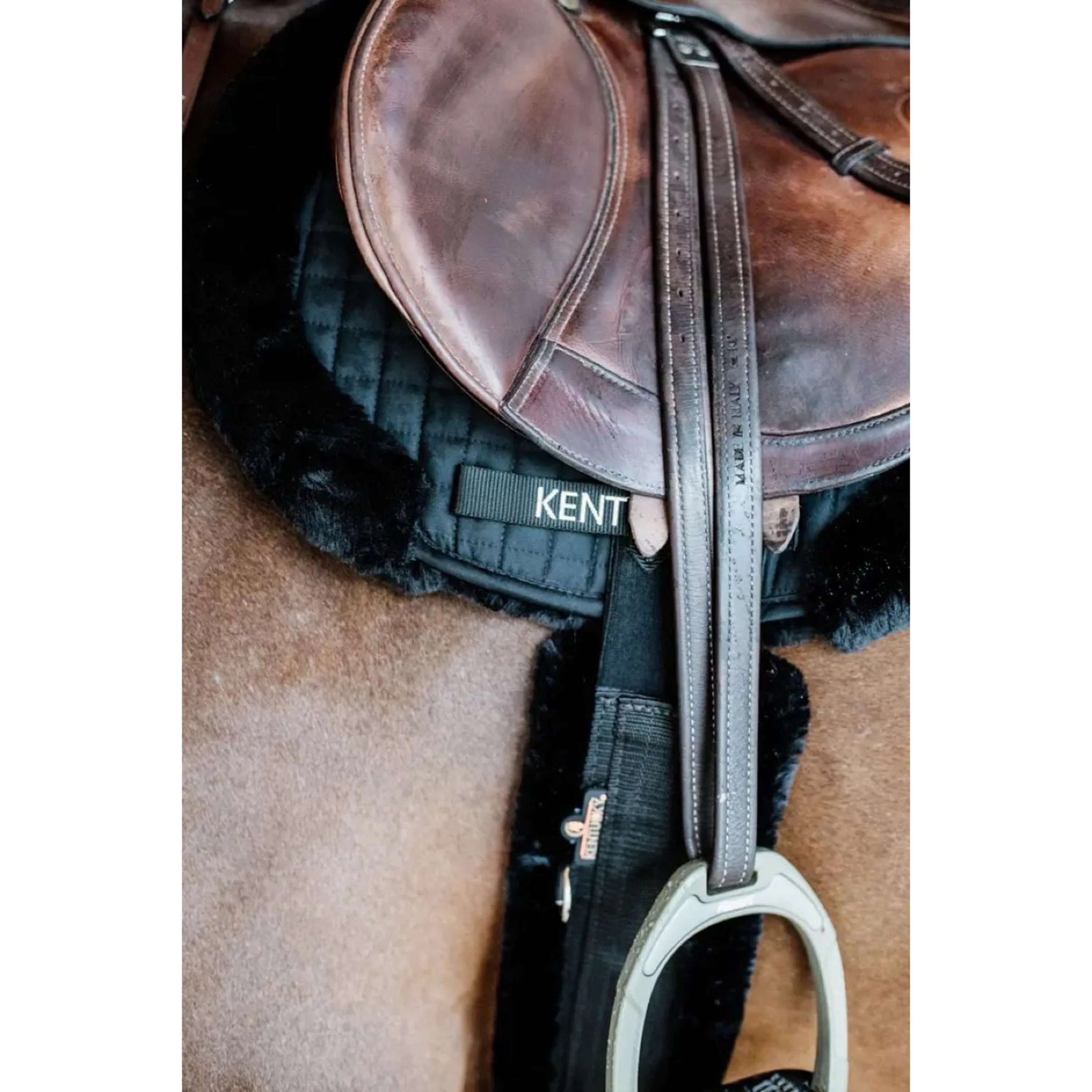Kentucky Tapis de Selle de Saut Hunter Laine Noir - Image 2