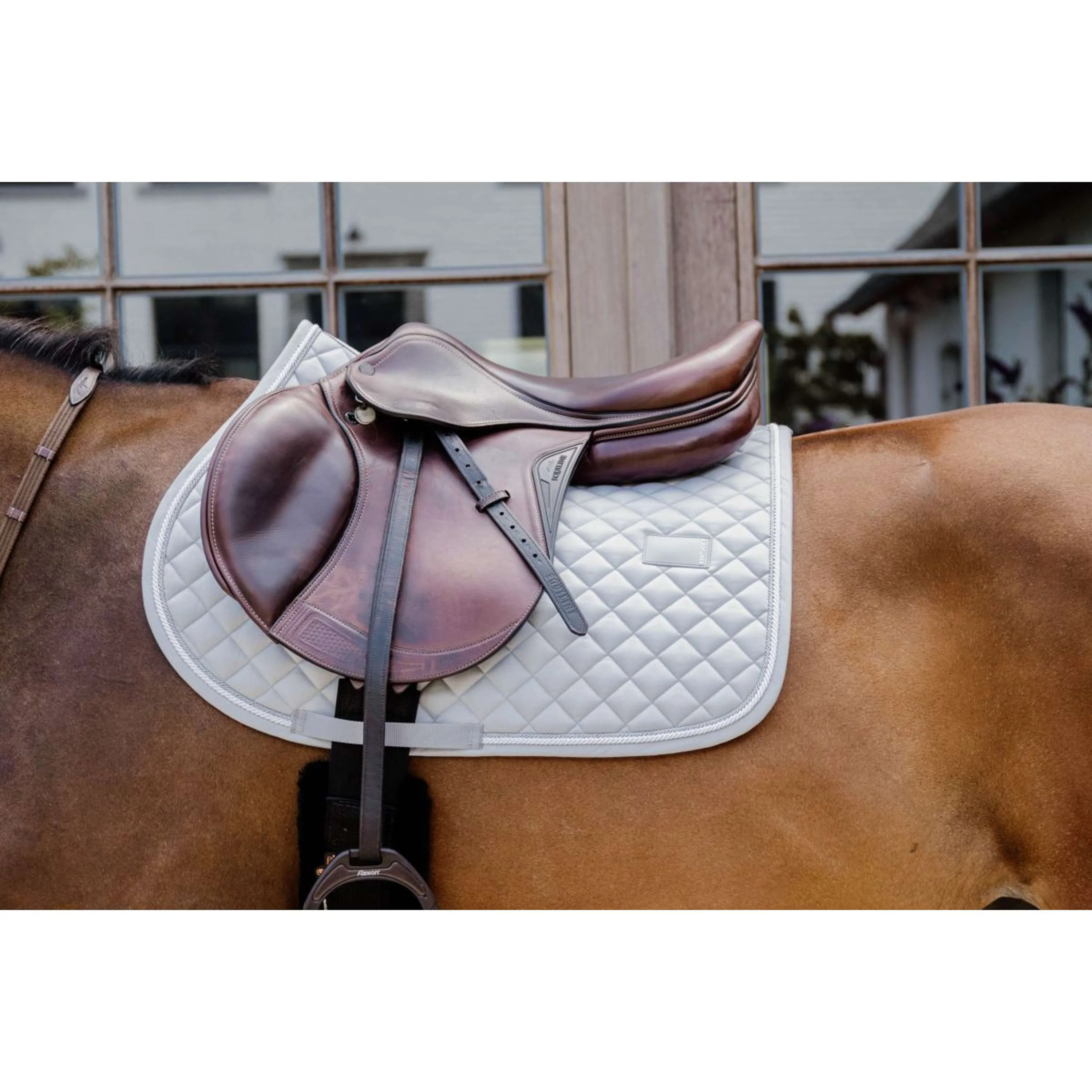 Kentucky Tapis de Selle Diamond Rope de Saut Gris - Image 2