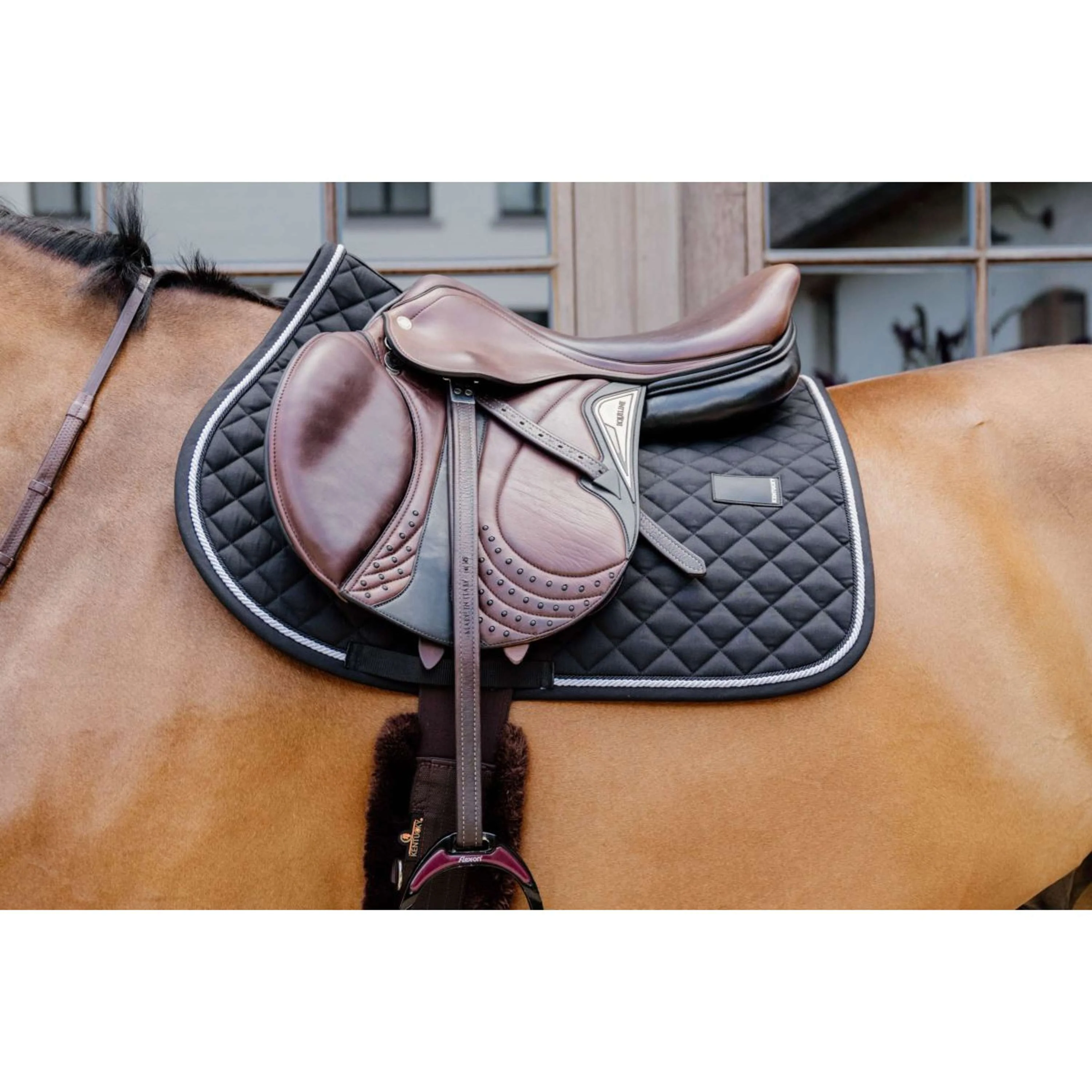 Kentucky Tapis de Selle Diamond Rope de Saut Noir - Image 2