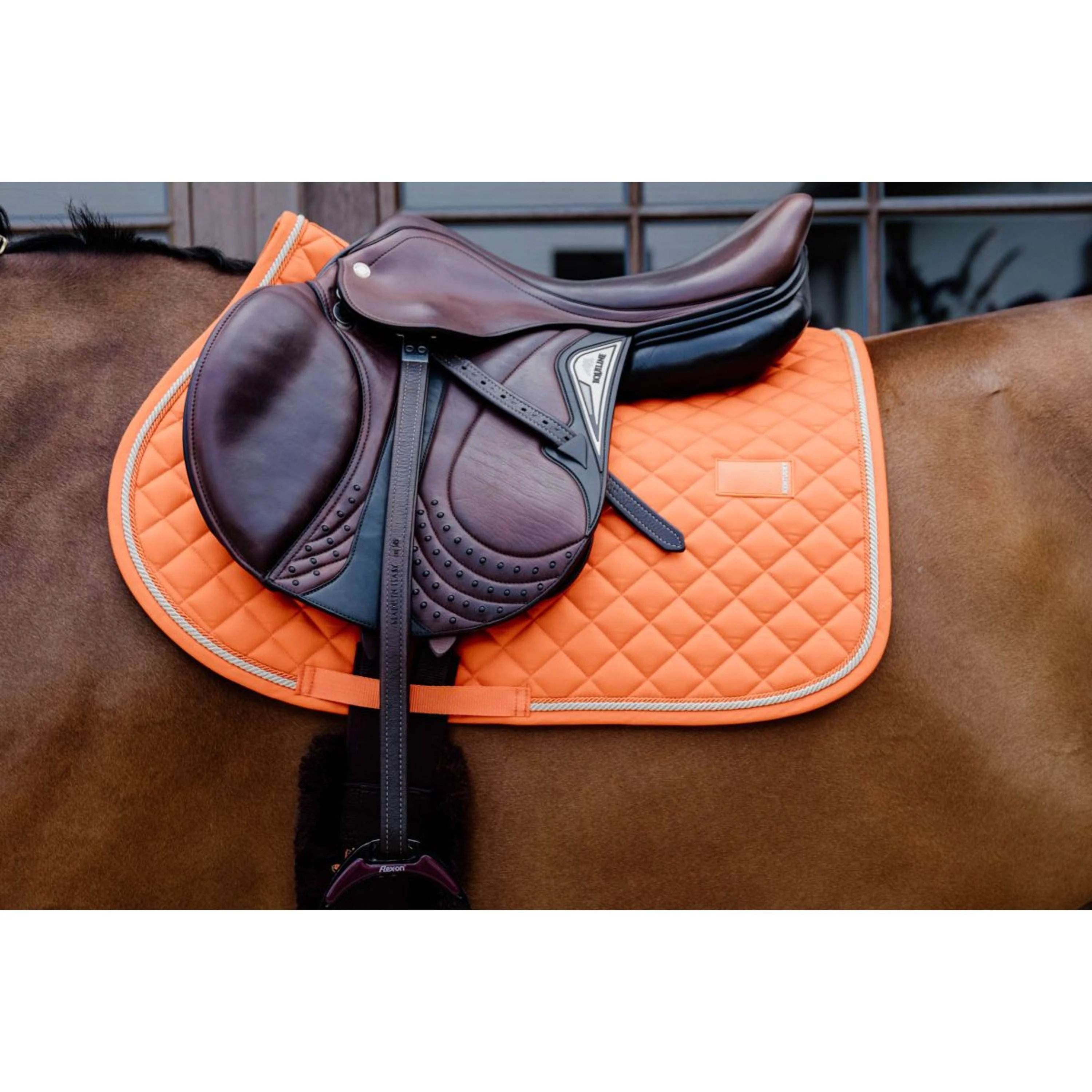Kentucky Tapis de Selle Diamond Rope de Saut Orange - Image 2