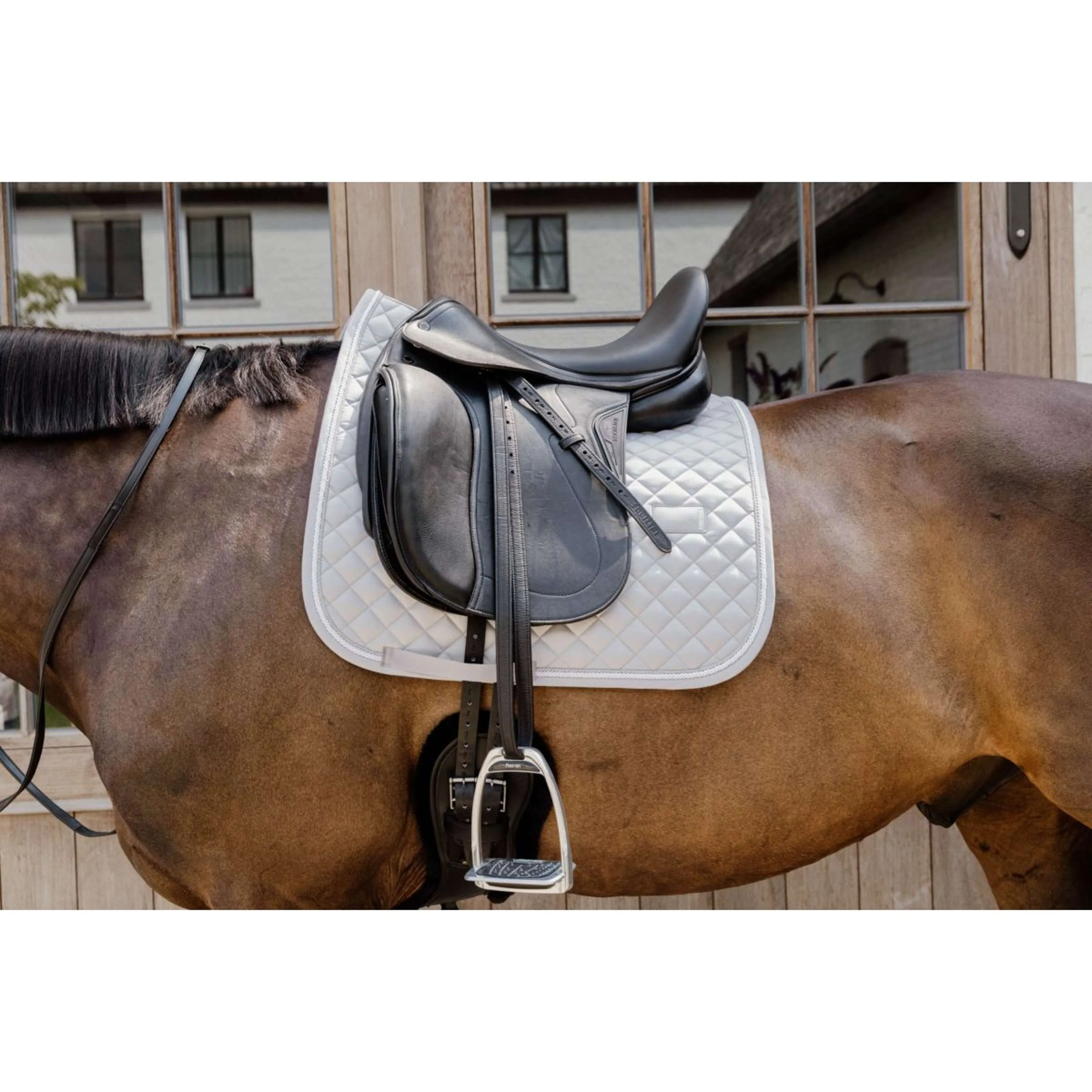 Kentucky Tapis de Selle Diamond Rope Dressage Gris - Image 2