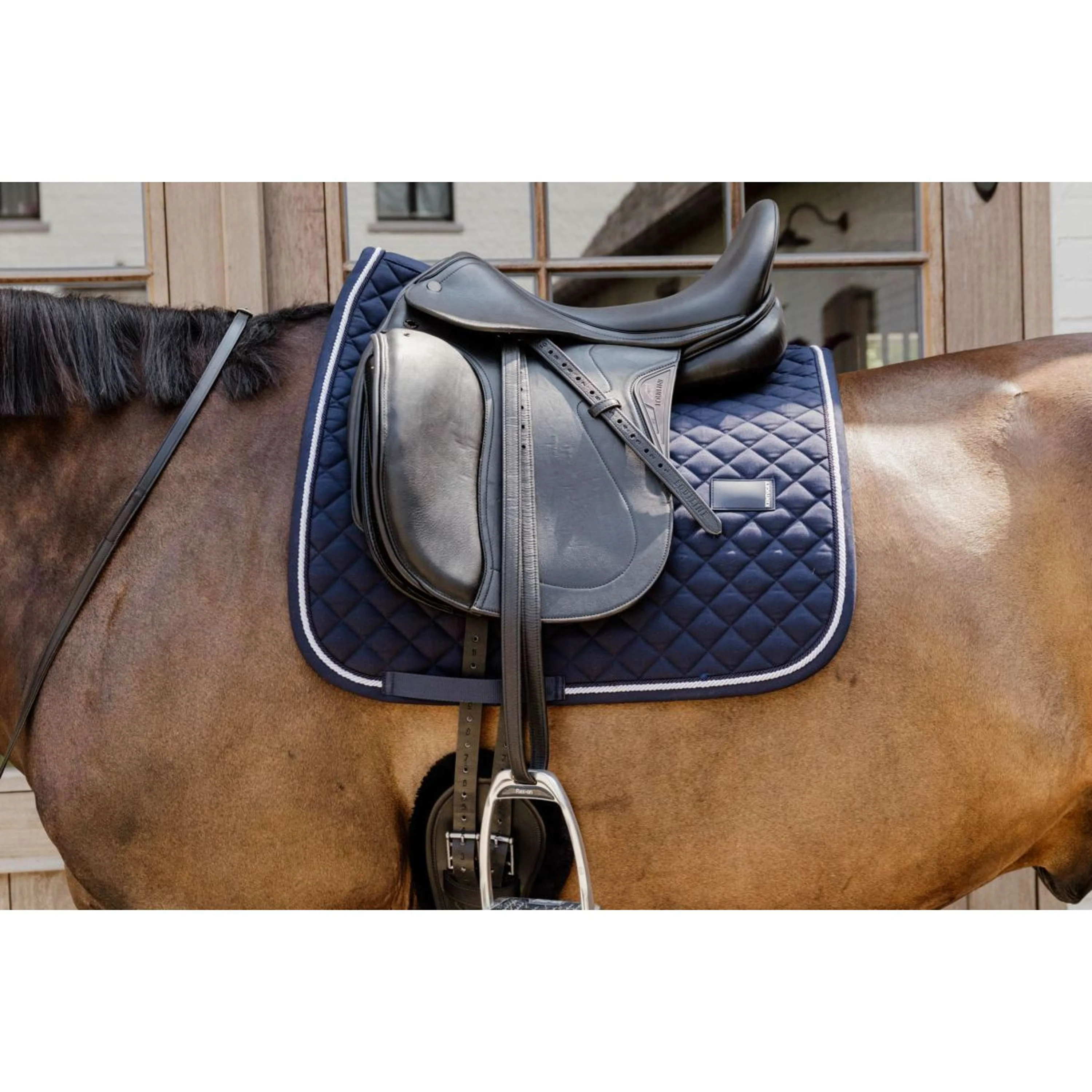 Kentucky Tapis de Selle Diamond Rope Dressage Marin - Image 2