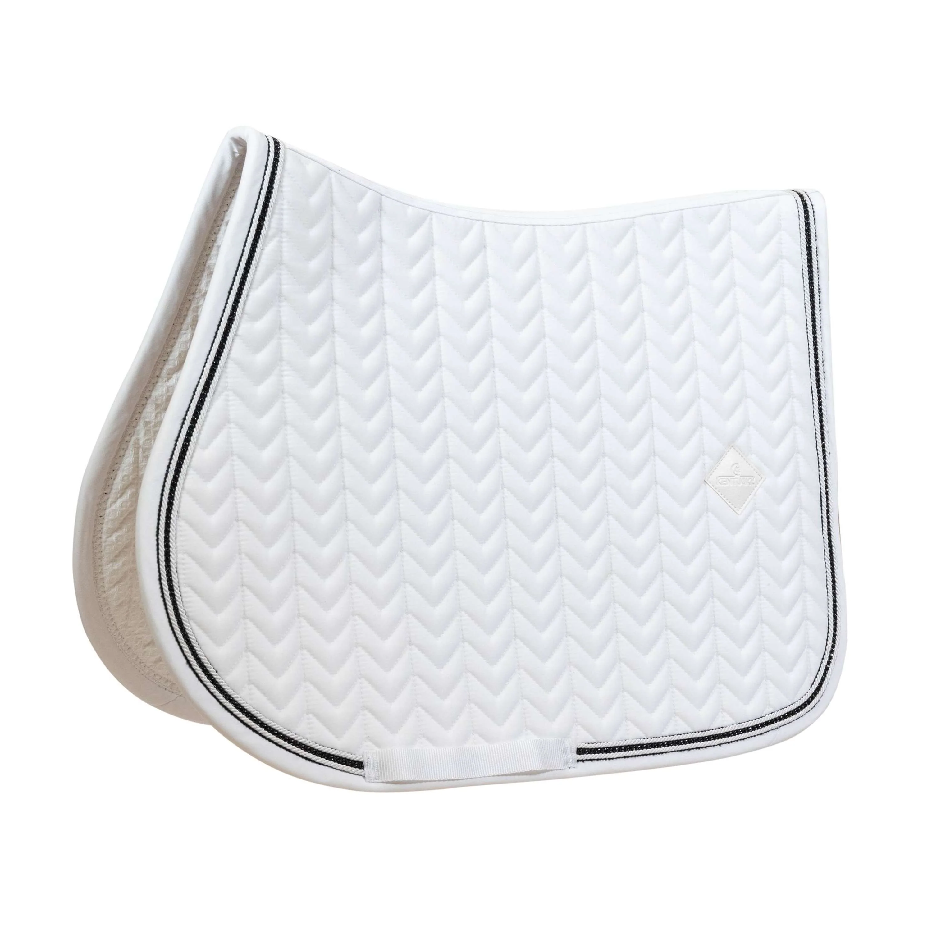 Kentucky Tapis de Selle Metal Chain de Saut Blanc - Image 2