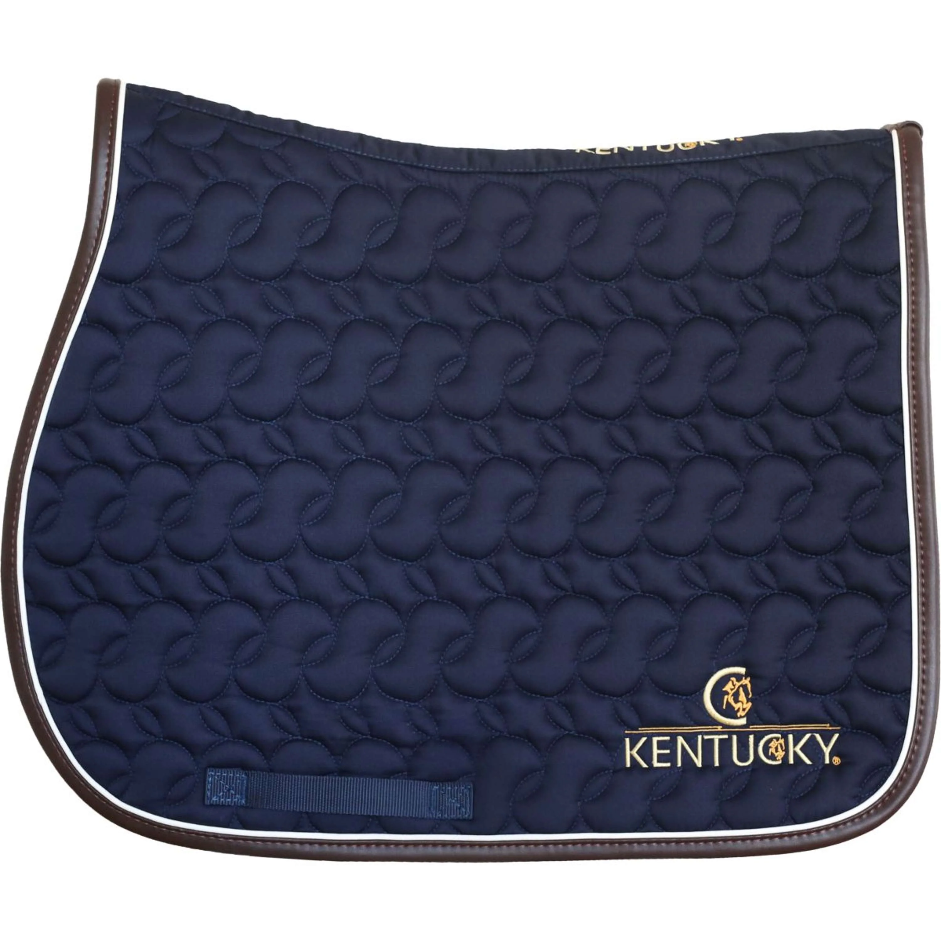 Kentucky Tapis de Selle Navy/White/Brown - Image 2