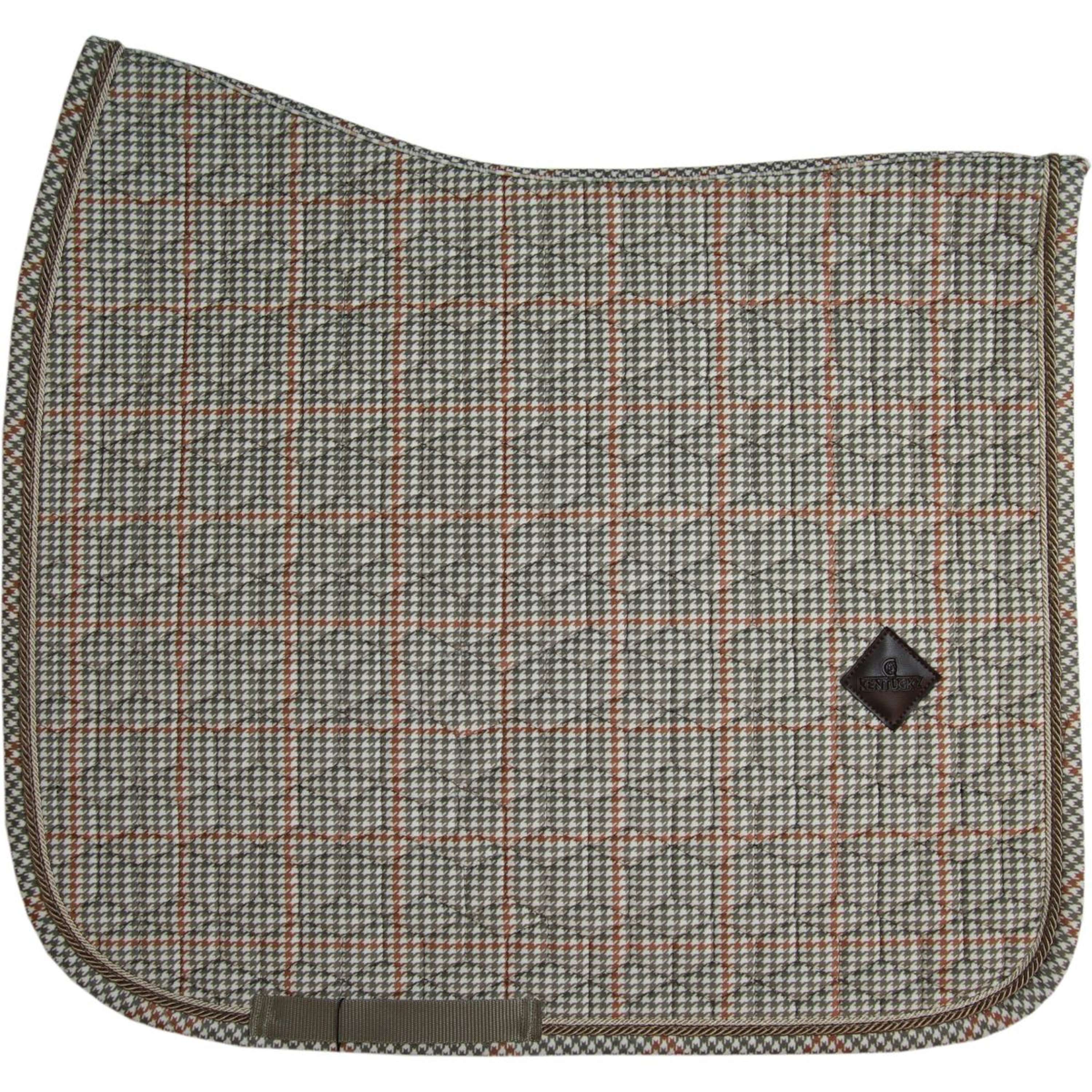 Kentucky Tapis de Selle Pied-de-Poule Dressage Beige - Image 4
