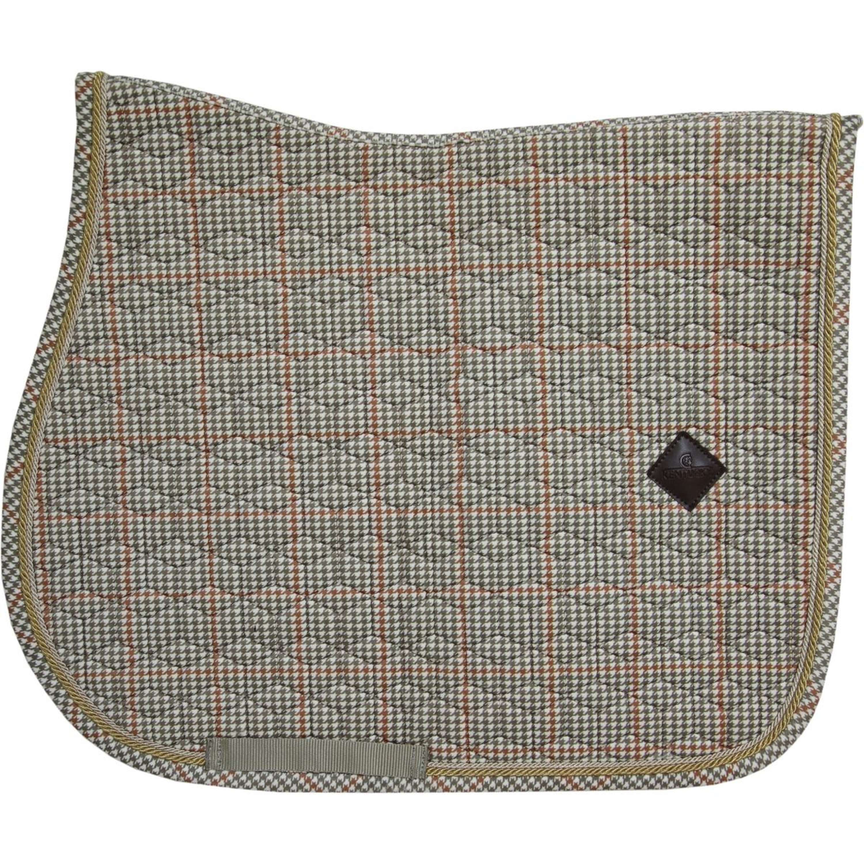 Kentucky Tapis de Selle Pied-de-Poule Saut Beige - Image 3