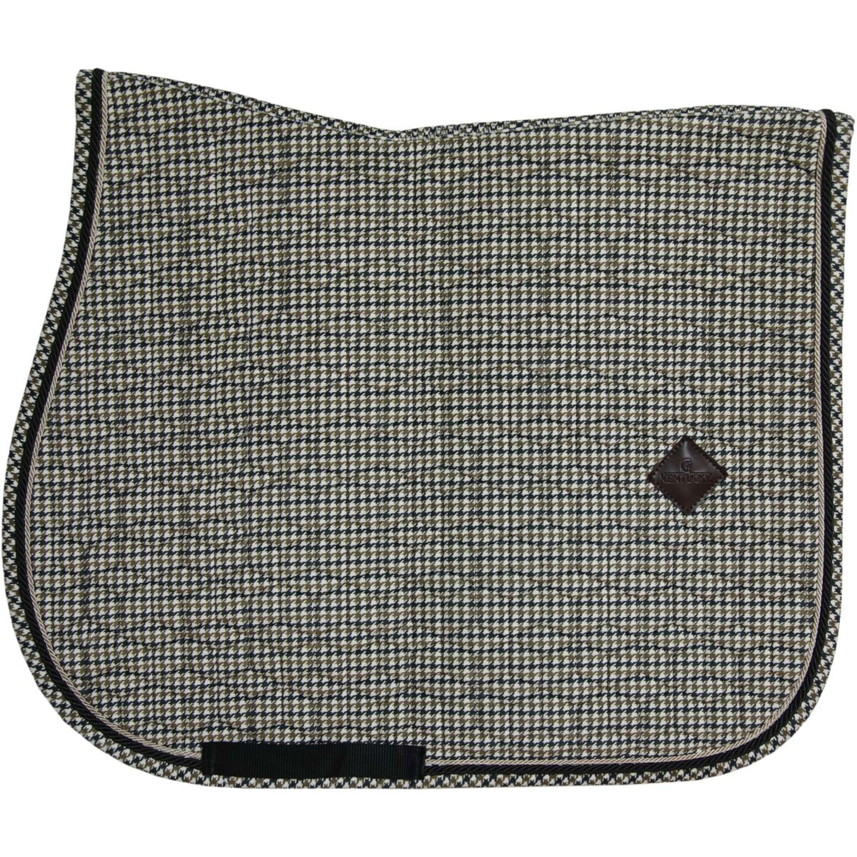 Kentucky Tapis de Selle Pied-de-Poule Saut Marron - Image 4