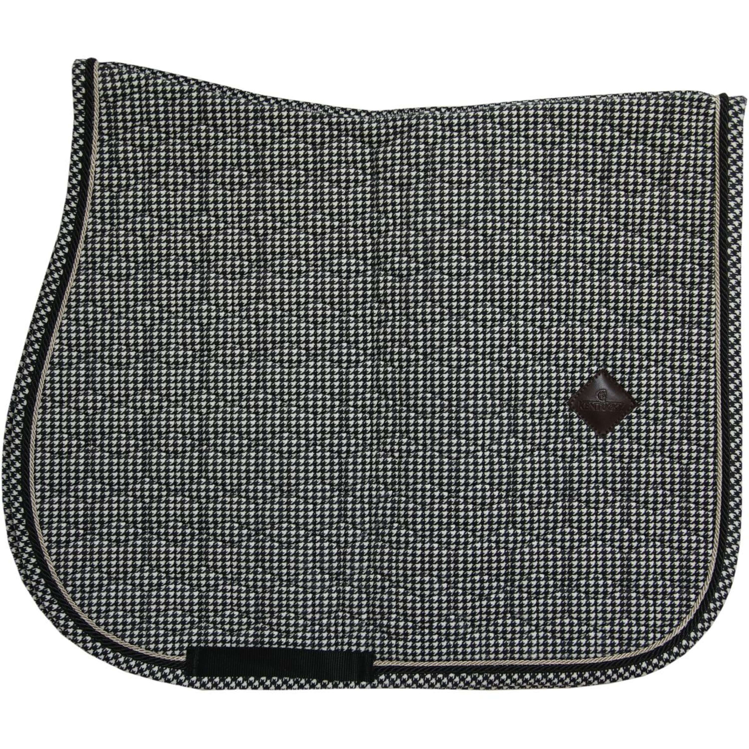 Kentucky Tapis de Selle Pied-de-Poule Saut Noir - Image 3