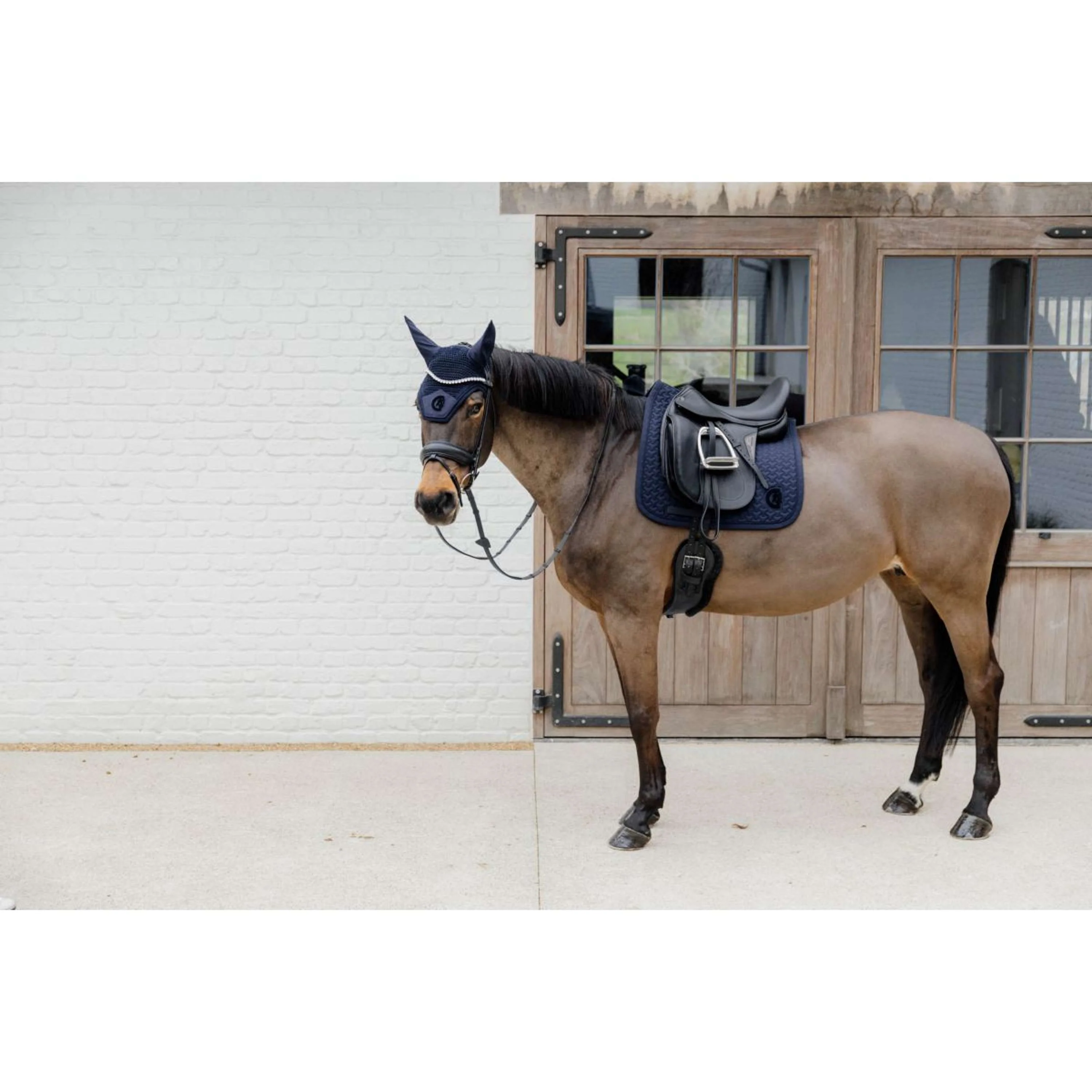 Kentucky Tapis de Selle Plaited 3D Logo Dressage Marin - Image 3