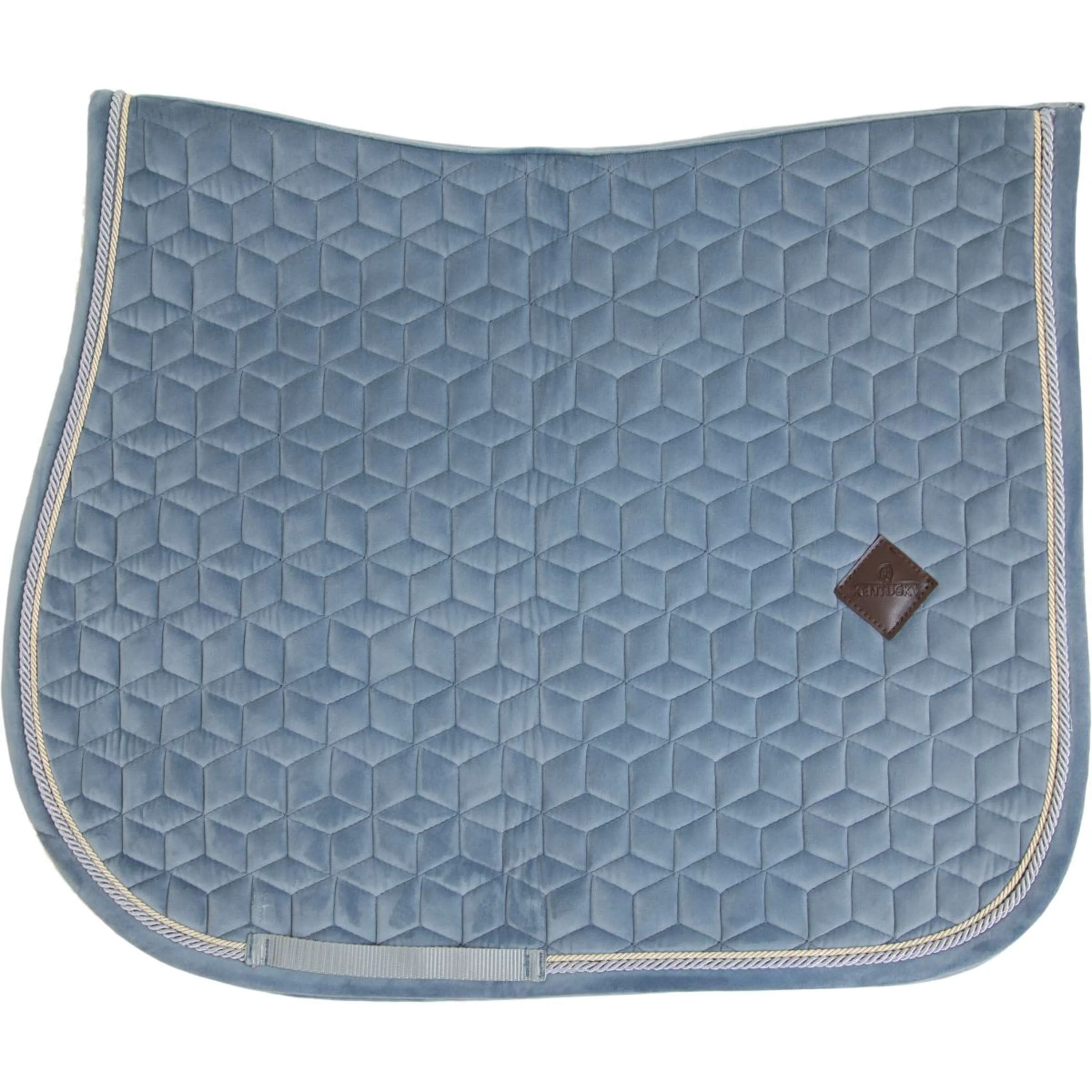 Kentucky Tapis de Selle Velvet de Saut Bleu clair - Image 3