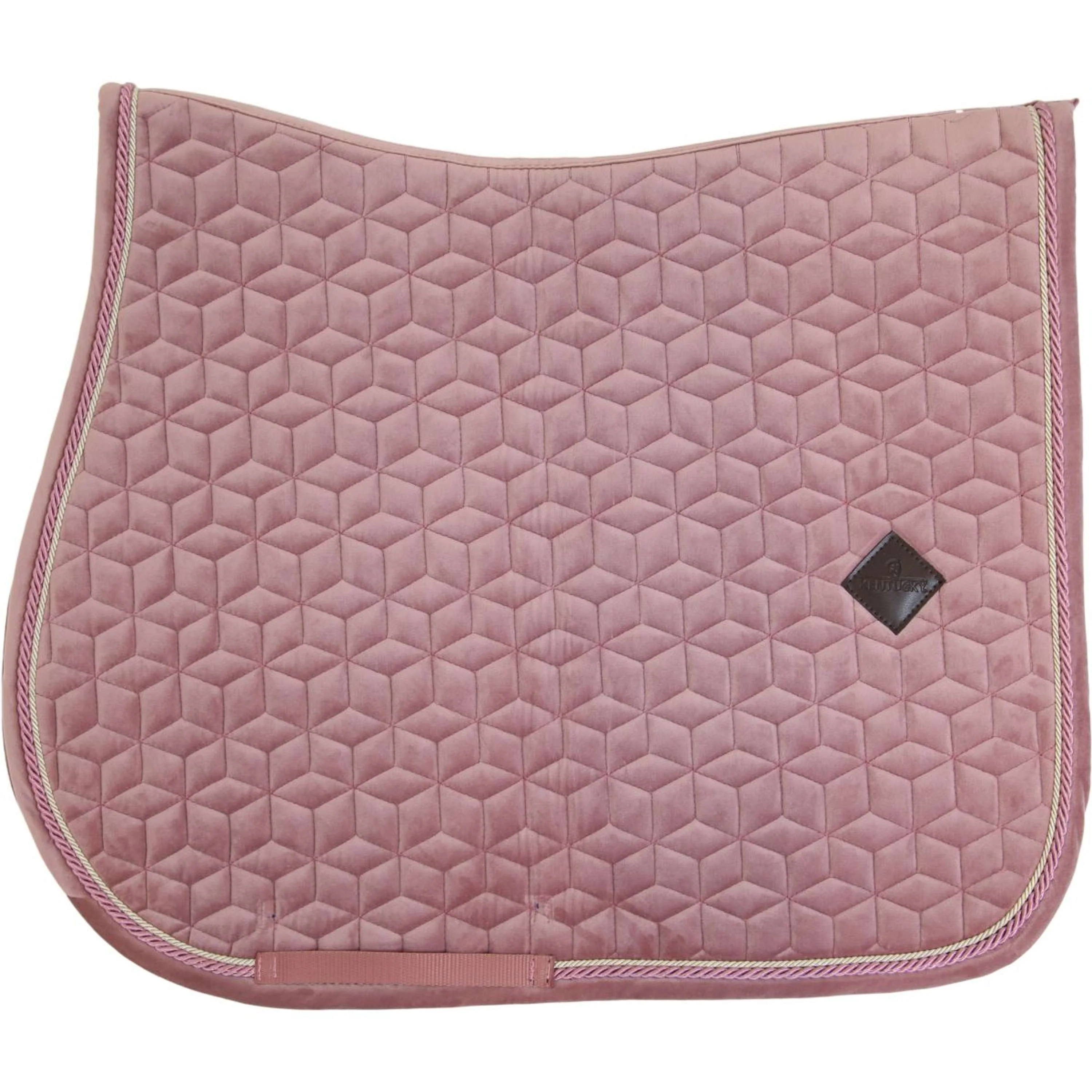 Kentucky Tapis de Selle Velvet de Saut Old Rose - Image 3