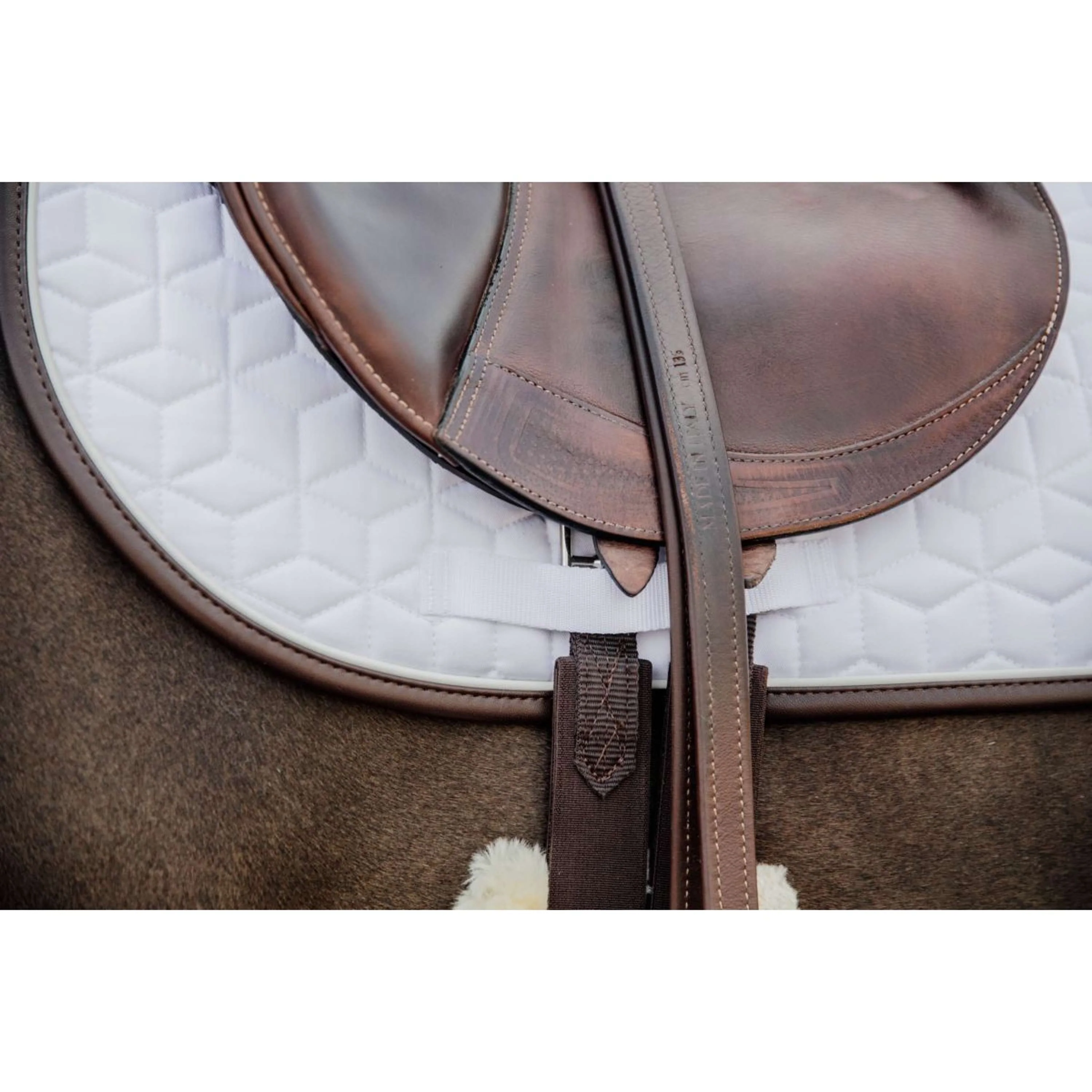 Kentucky Tapis de Selle Skin Friendly de Saut Blanc - Image 10