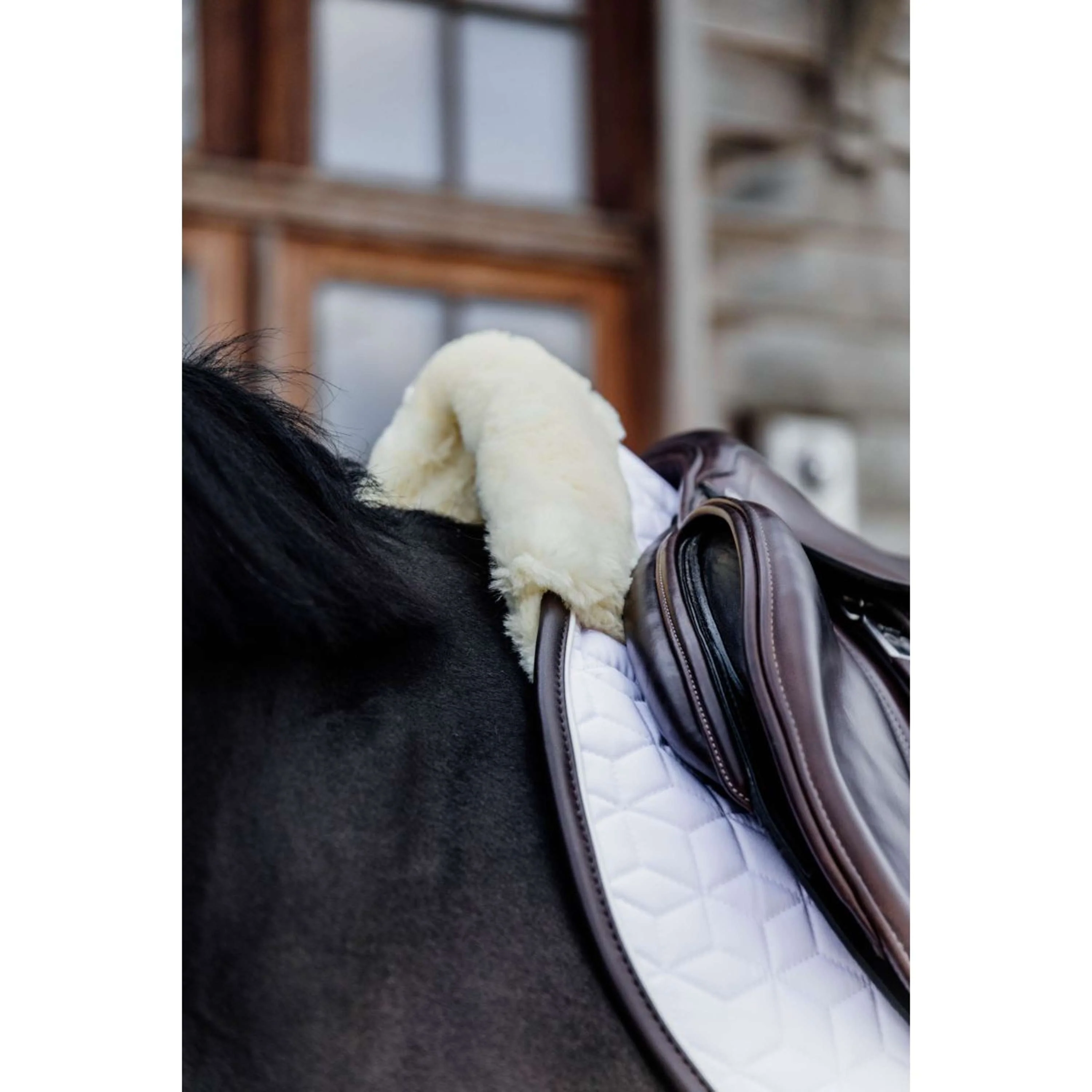 Kentucky Tapis de Selle Skin Friendly de Saut Blanc - Image 4