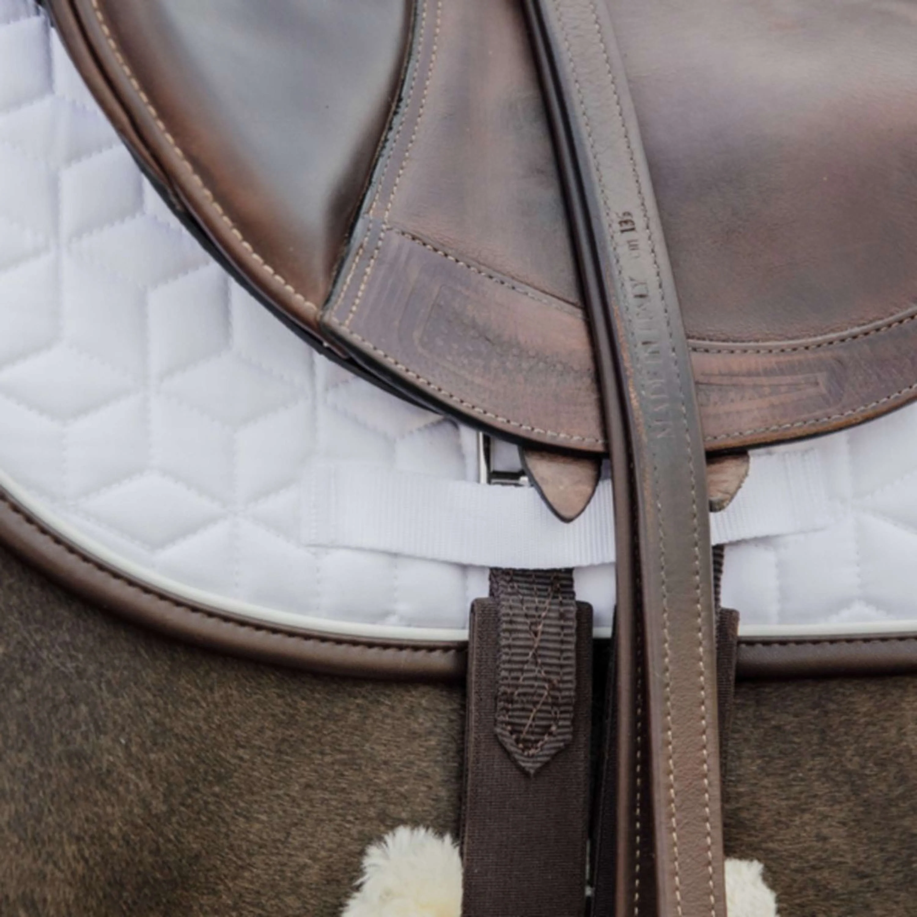 Kentucky Tapis de Selle Skin Friendly de Saut Blanc - Image 6