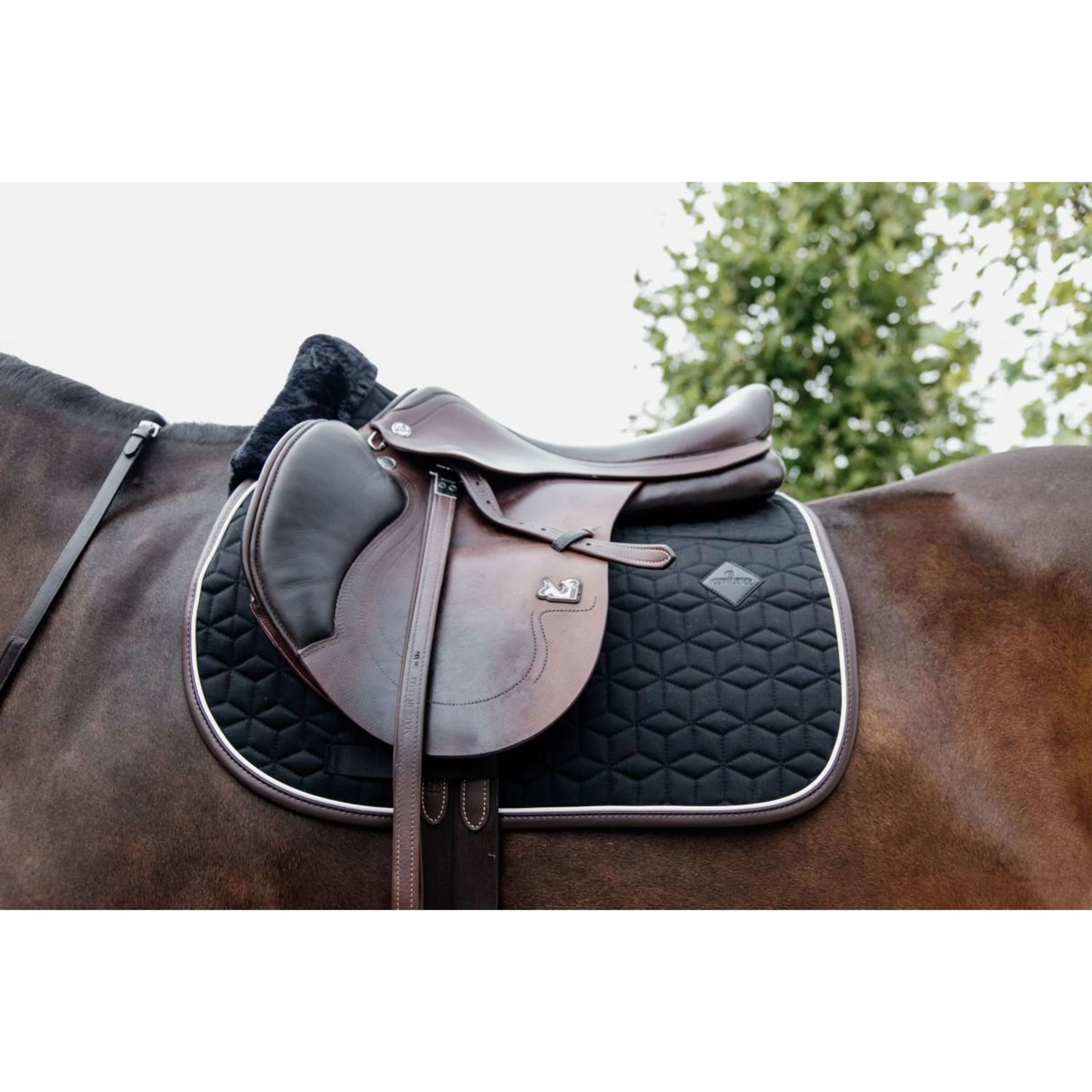 Kentucky Tapis de Selle Skin Friendly de Saut Noir - Image 2