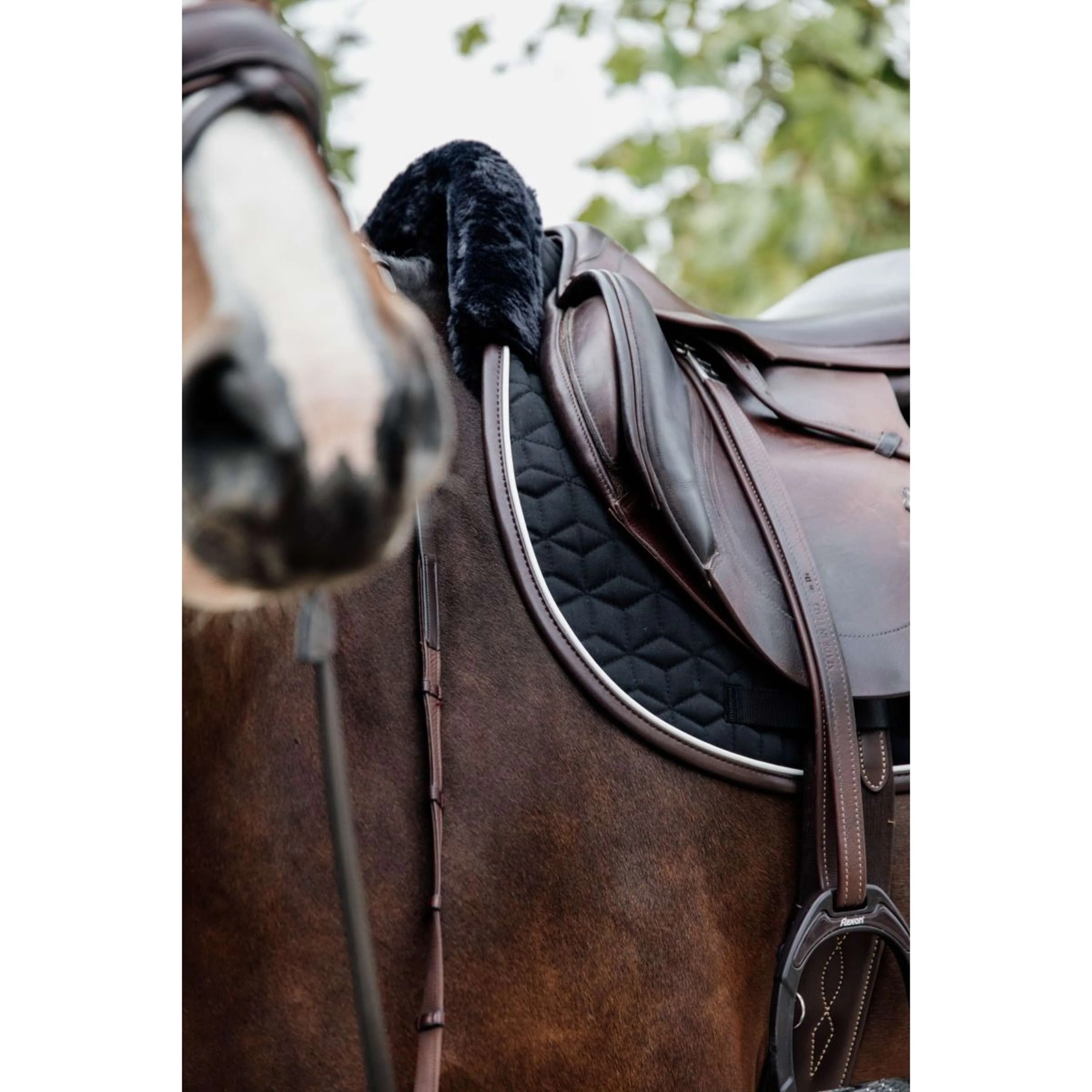 Kentucky Tapis de Selle Skin Friendly de Saut Noir - Image 3