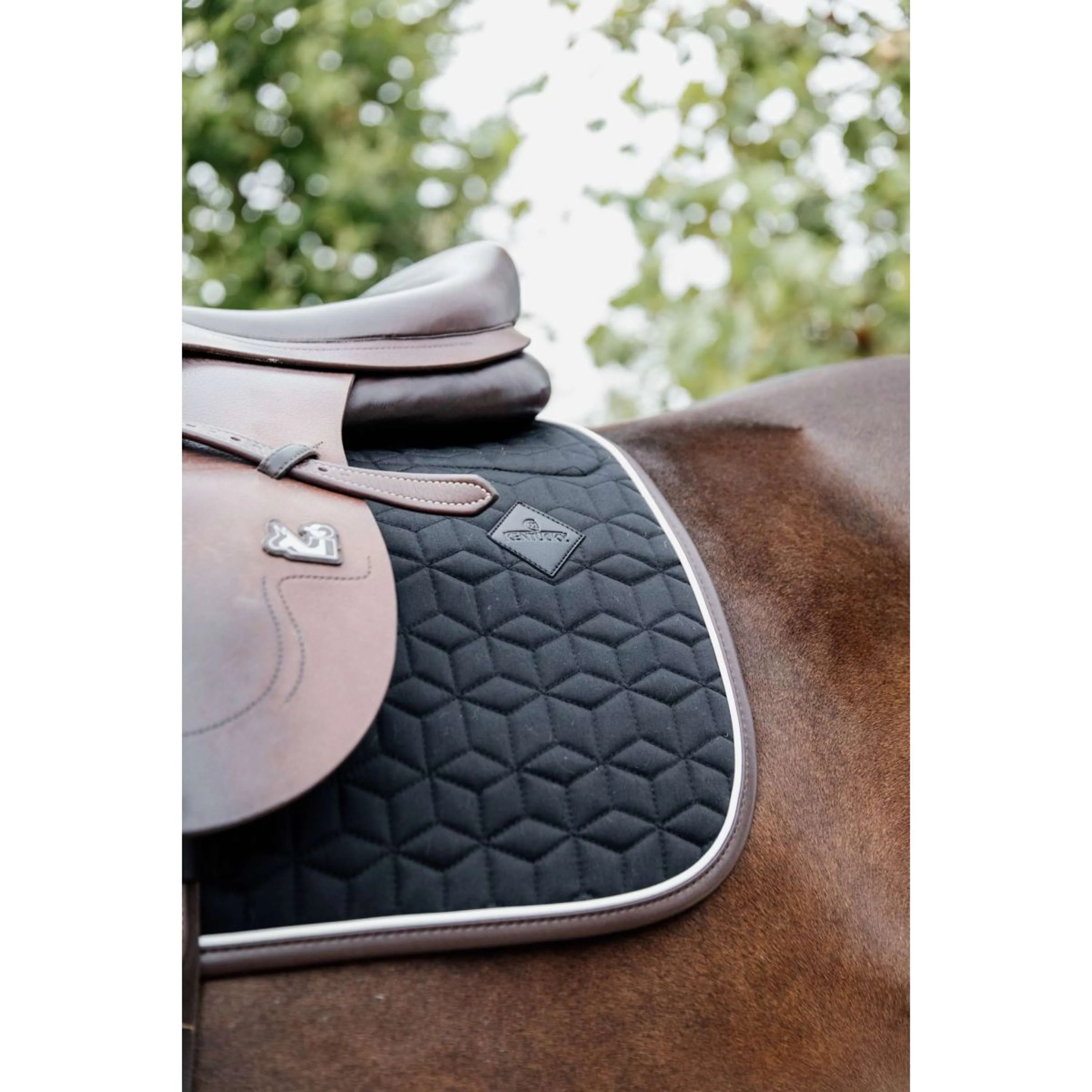 Kentucky Tapis de Selle Skin Friendly de Saut Noir - Image 6