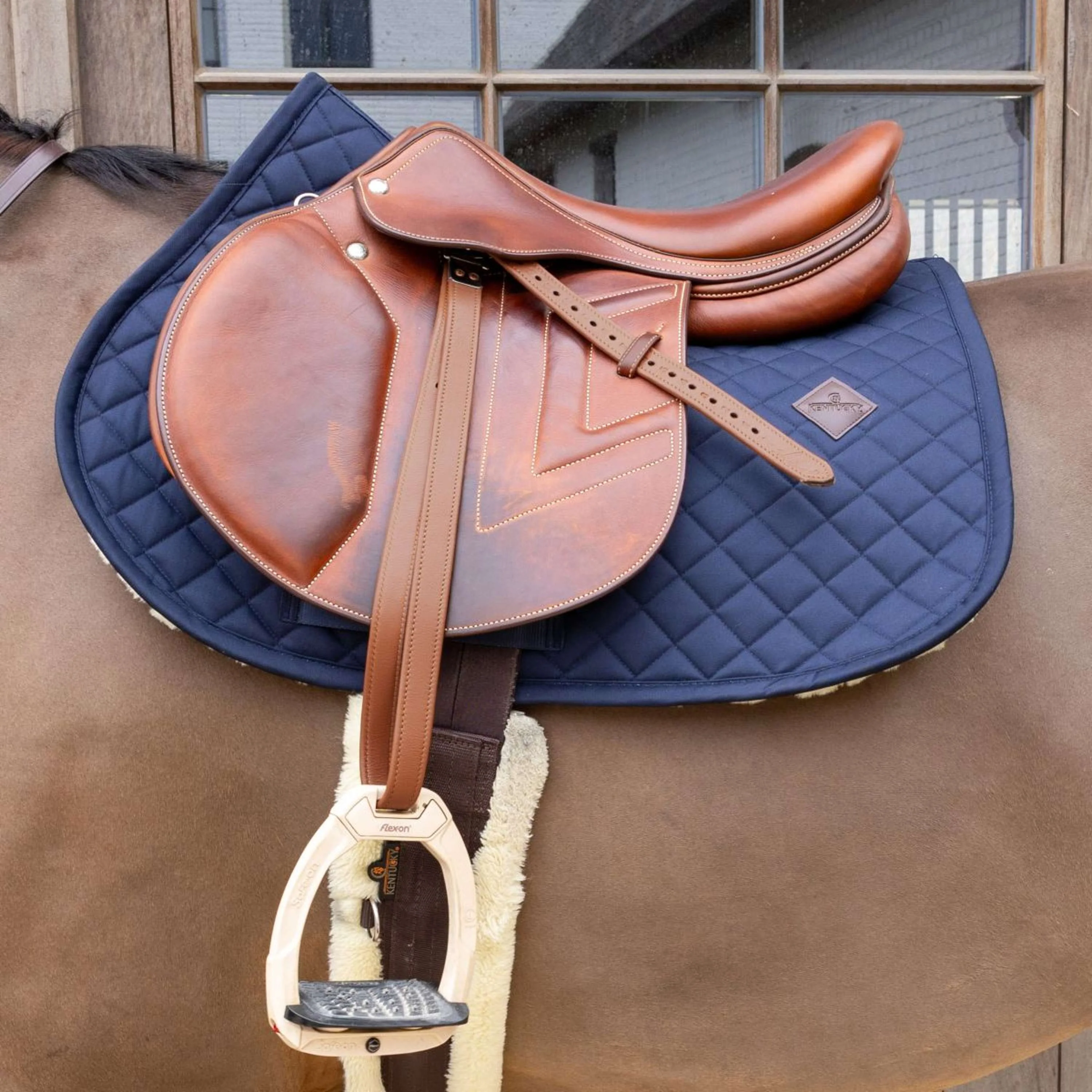 Kentucky Tapis de Selle Skin Friendly Diamond de Saut Marin - Image 2